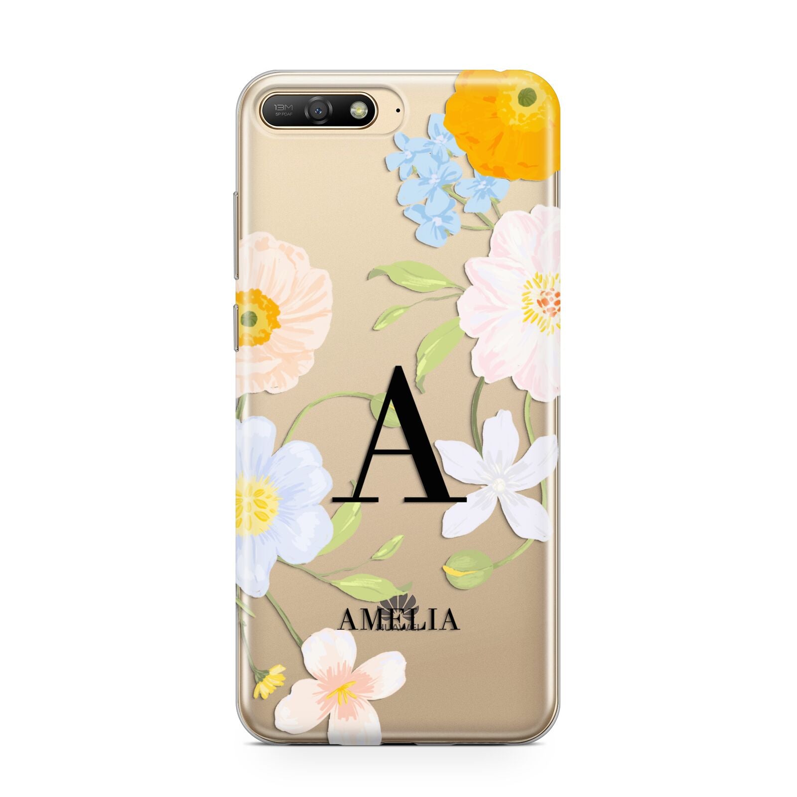 Customised Floral Huawei Y6 2018