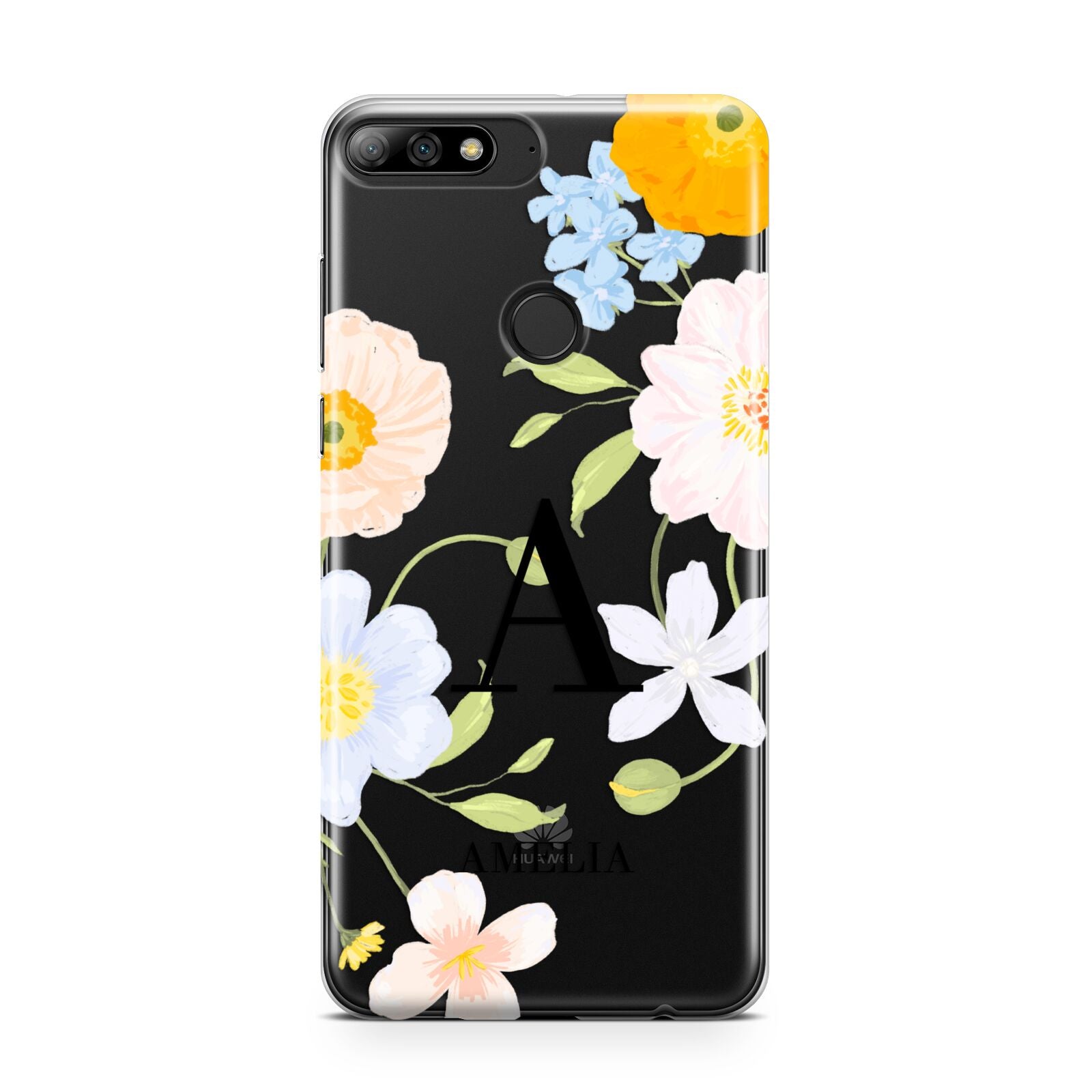 Customised Floral Huawei Y7 2018