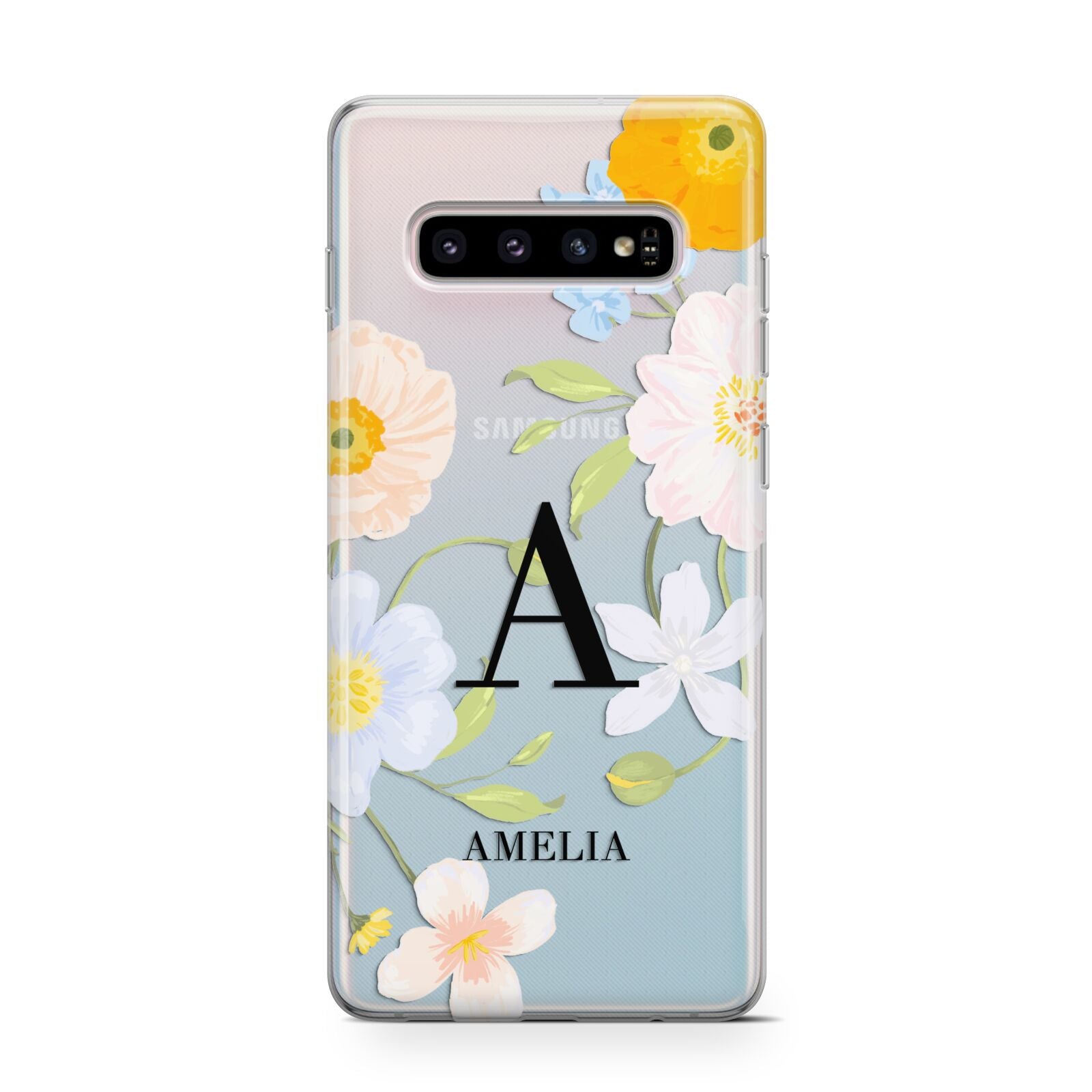 Customised Floral Protective Samsung Galaxy Case