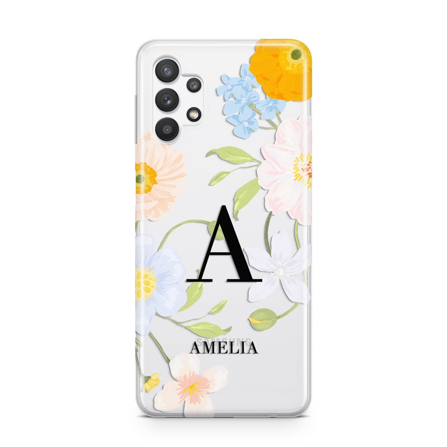 Customised Floral Samsung A32 5G Case