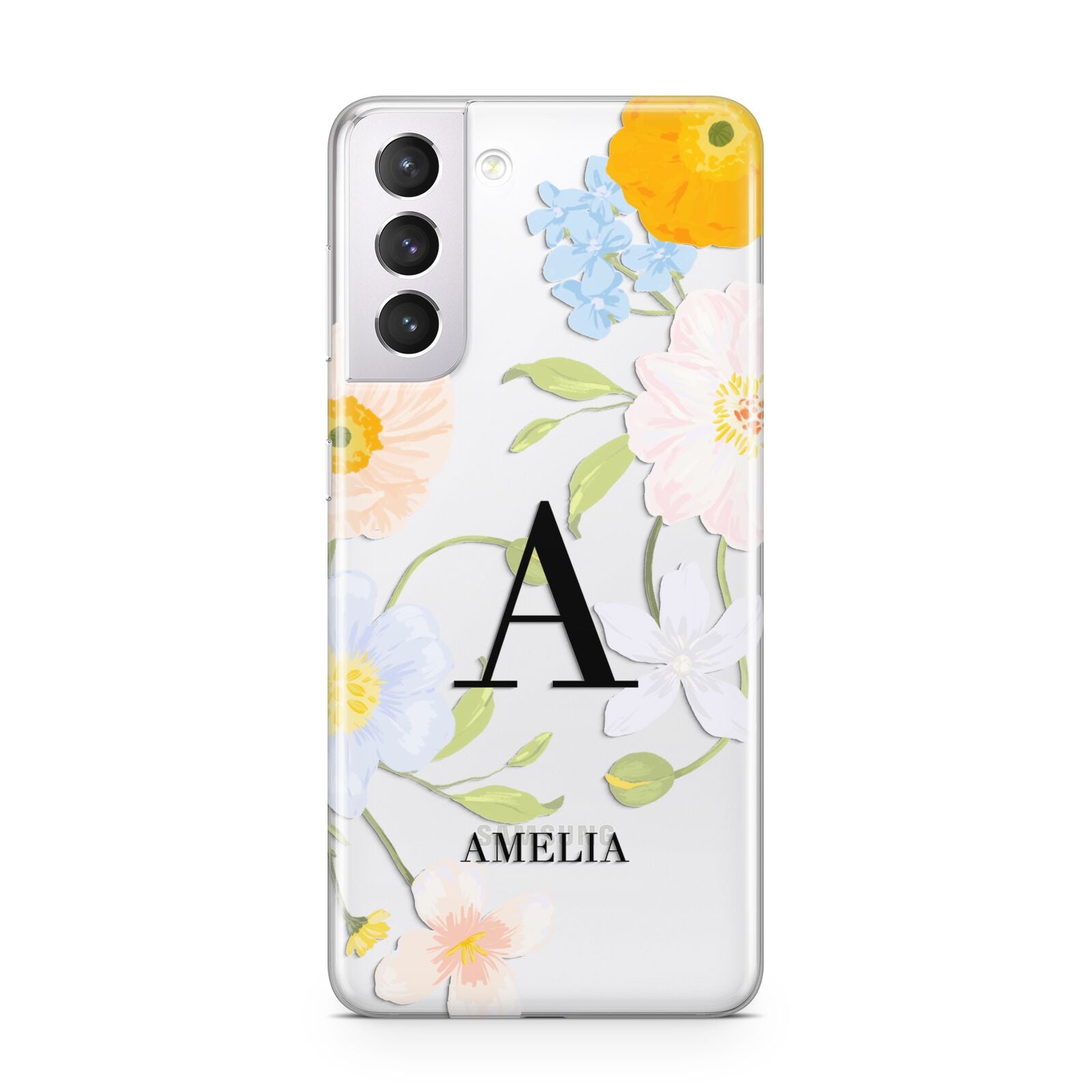 Customised Floral Samsung S21 Case