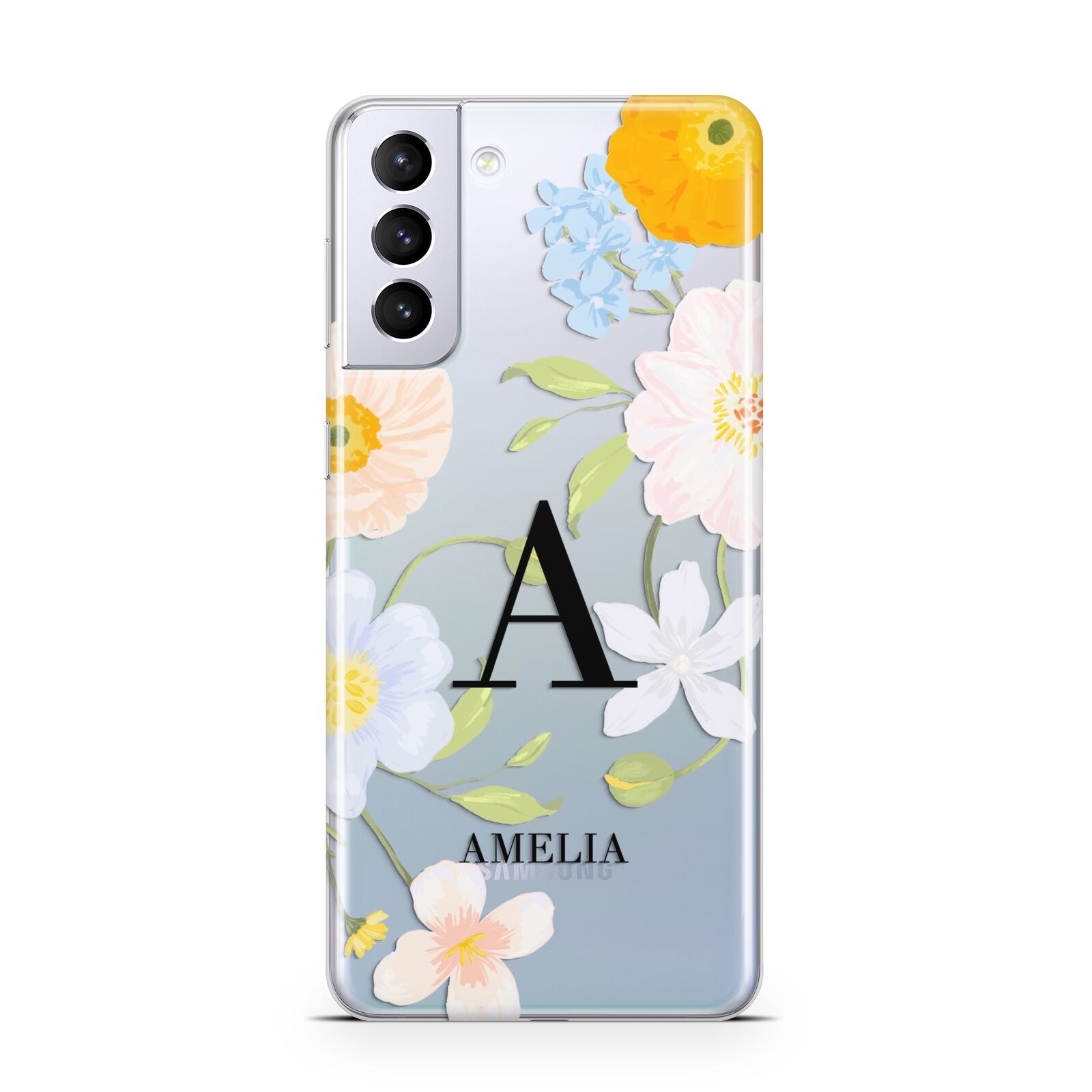 Customised Floral Samsung S21 Plus Case