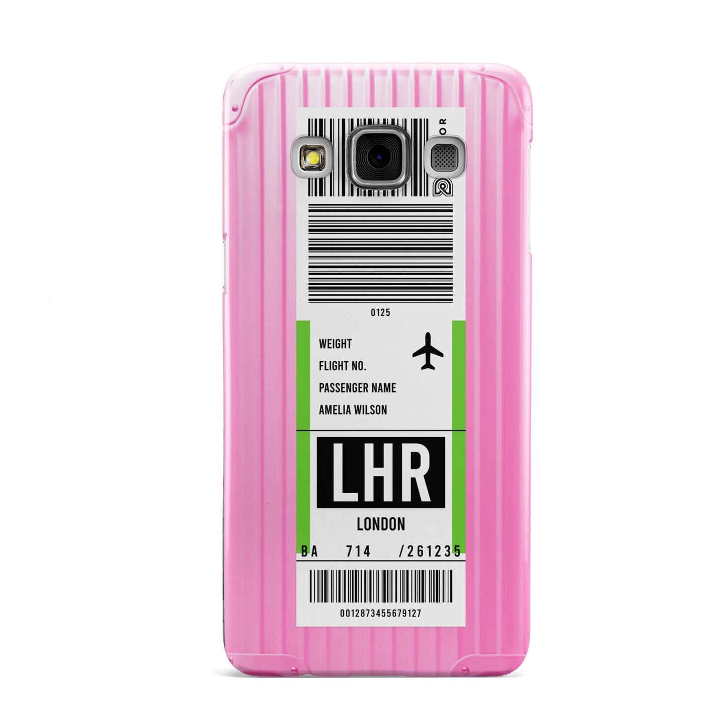 Customised Luggage Tag Samsung Galaxy A3 Case