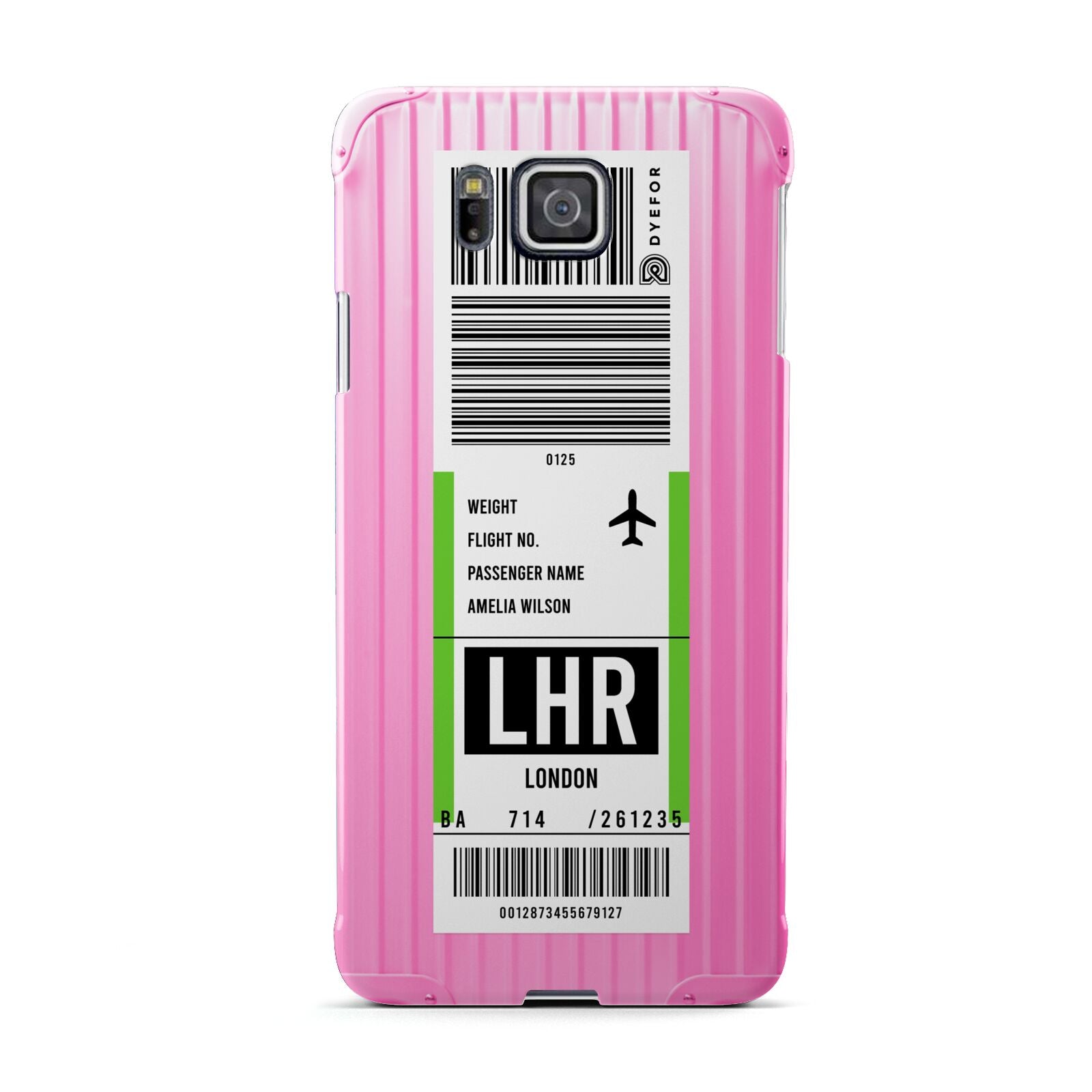 Customised Luggage Tag Samsung Galaxy Alpha Case