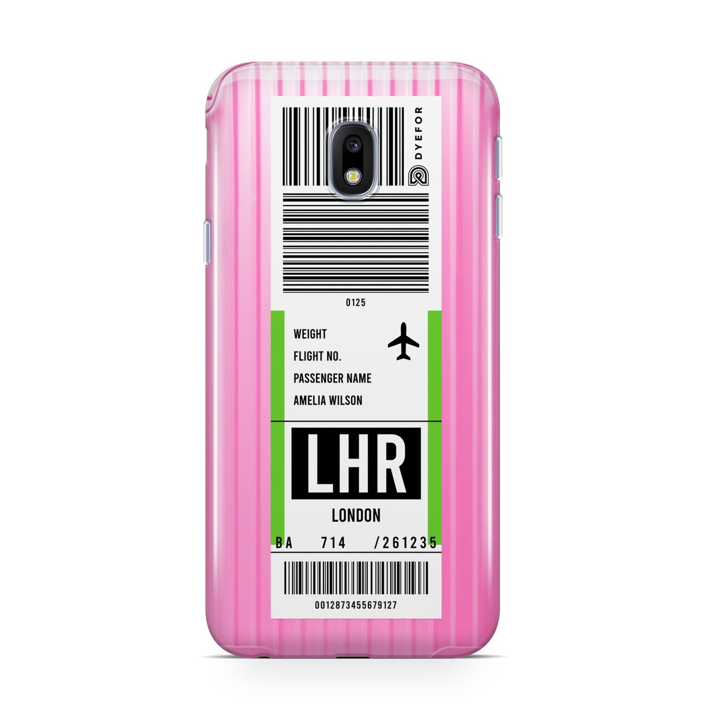 Customised Luggage Tag Samsung Galaxy J3 2017 Case