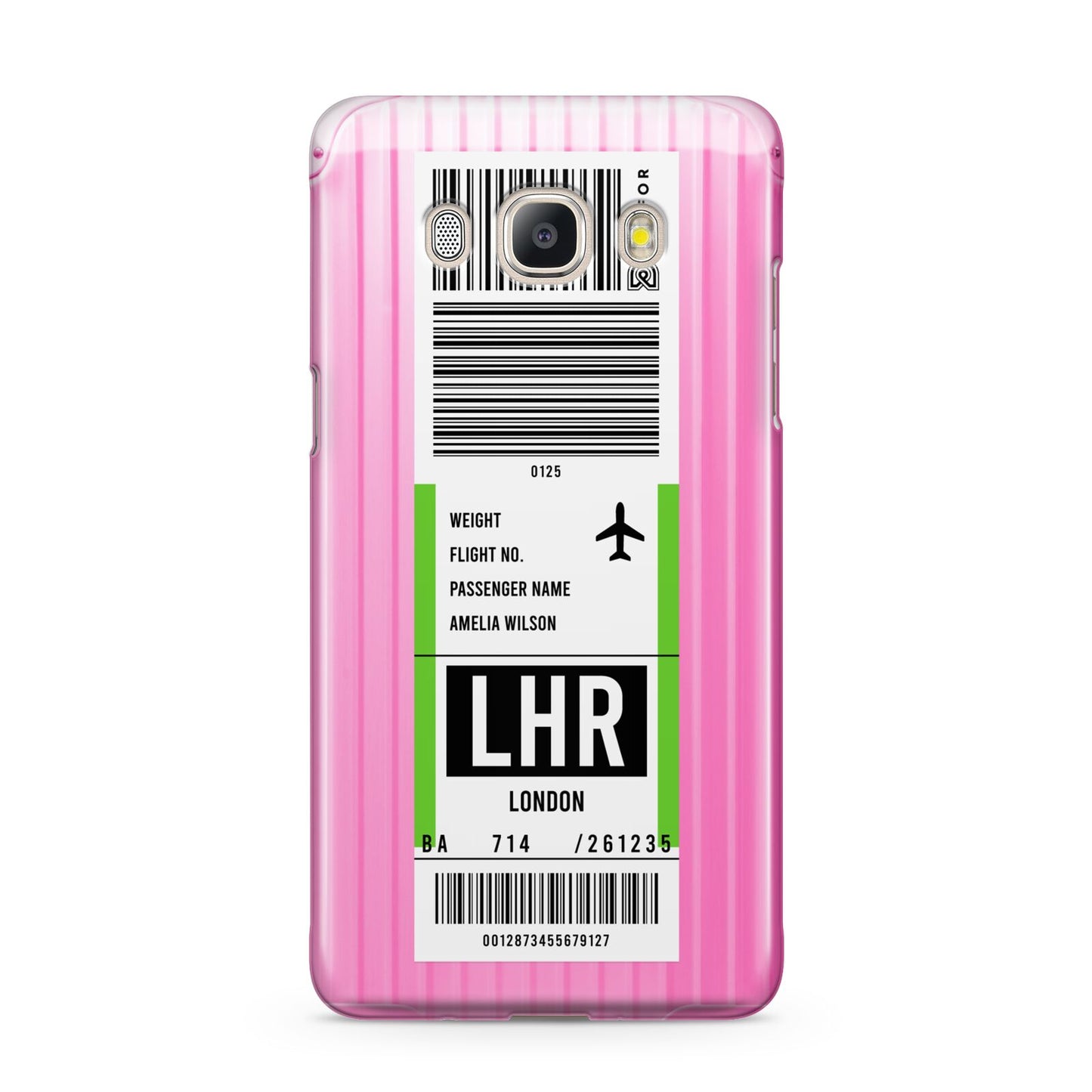 Customised Luggage Tag Samsung Galaxy J5 2016 Case