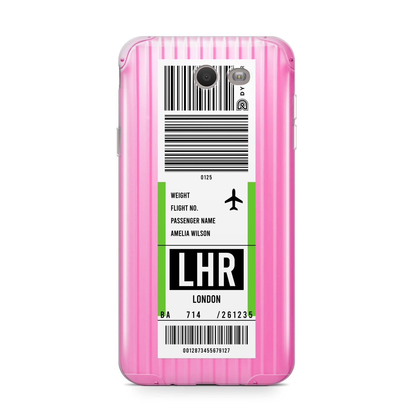 Customised Luggage Tag Samsung Galaxy J7 2017 Case