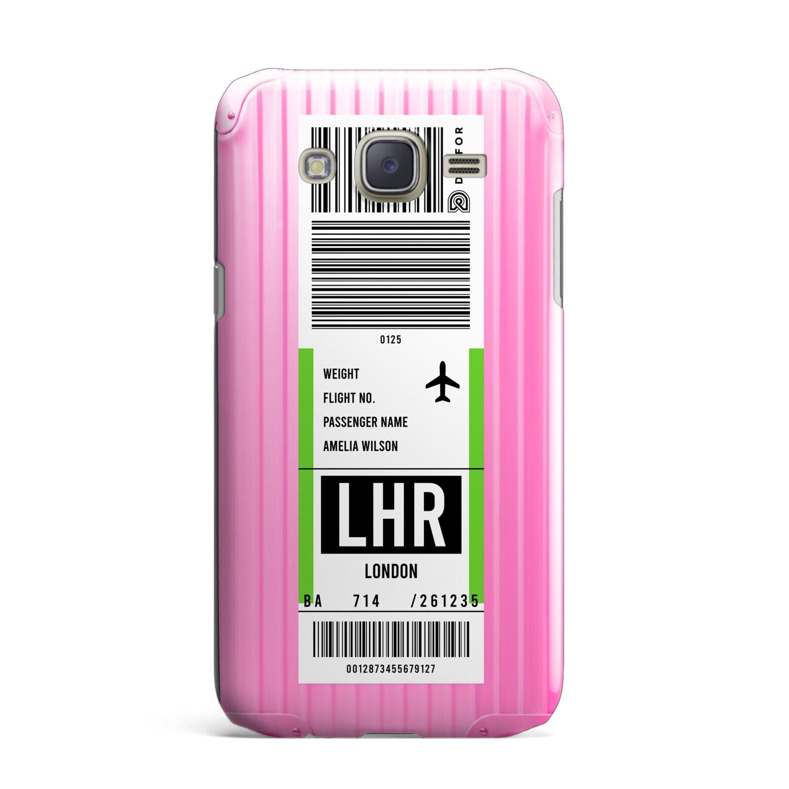 Customised Luggage Tag Samsung Galaxy J7 Case