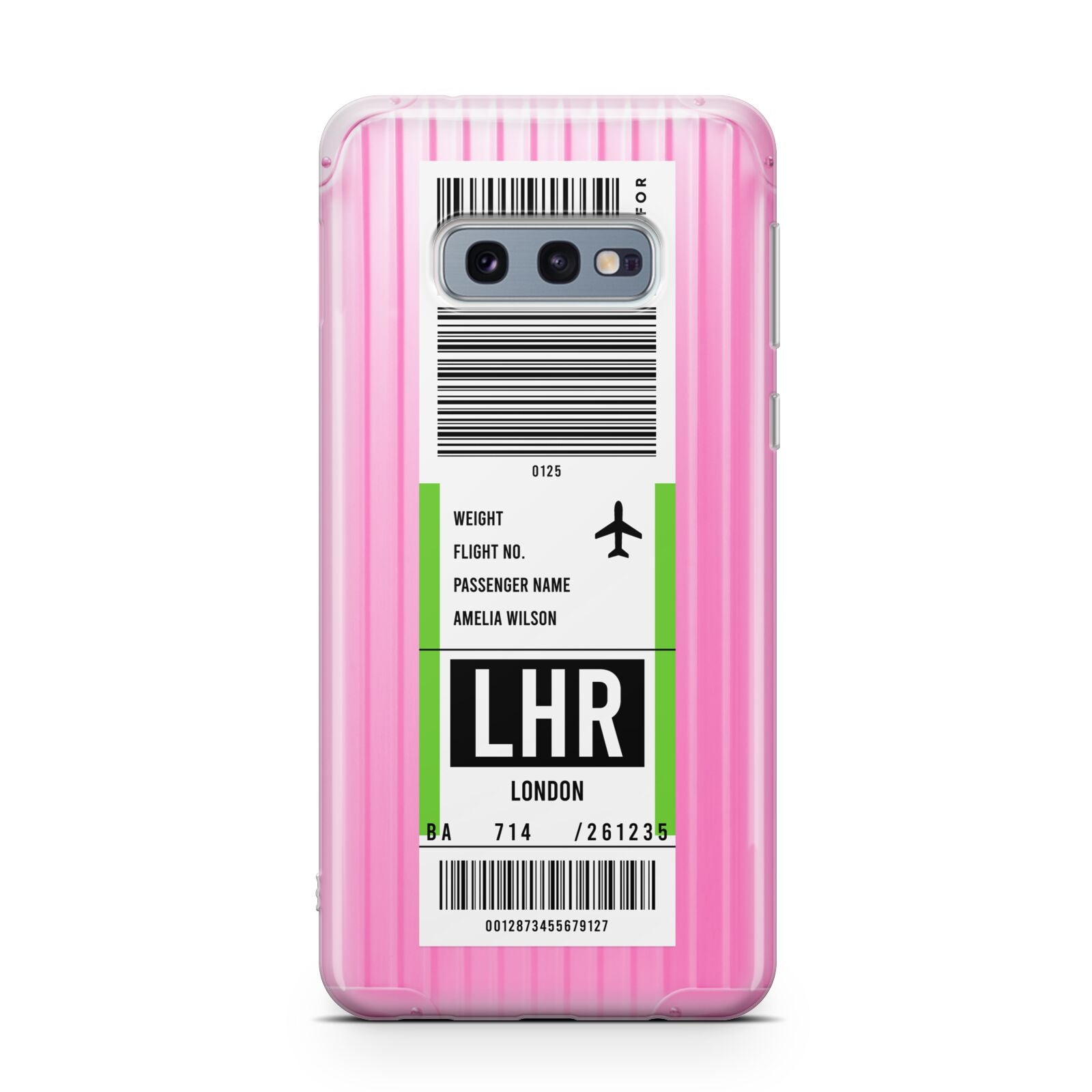 Customised Luggage Tag Samsung Galaxy S10E Case