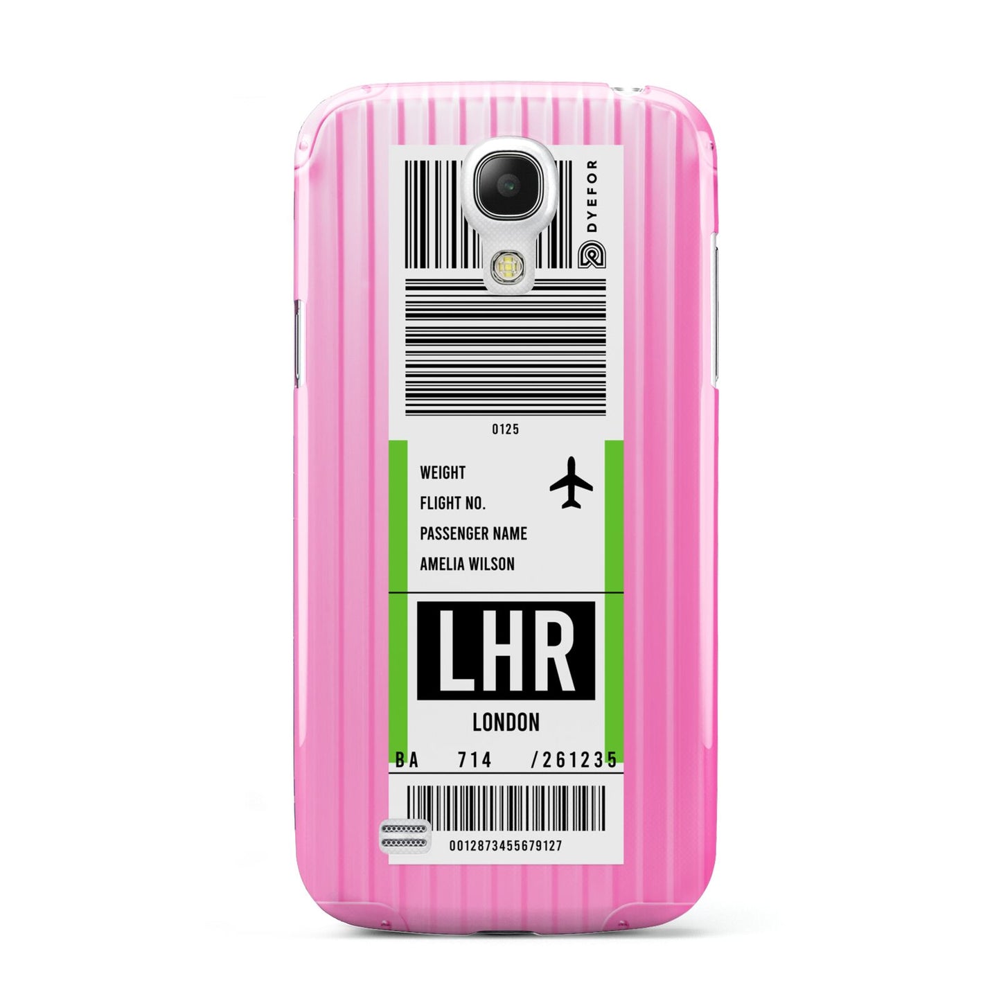 Customised Luggage Tag Samsung Galaxy S4 Mini Case