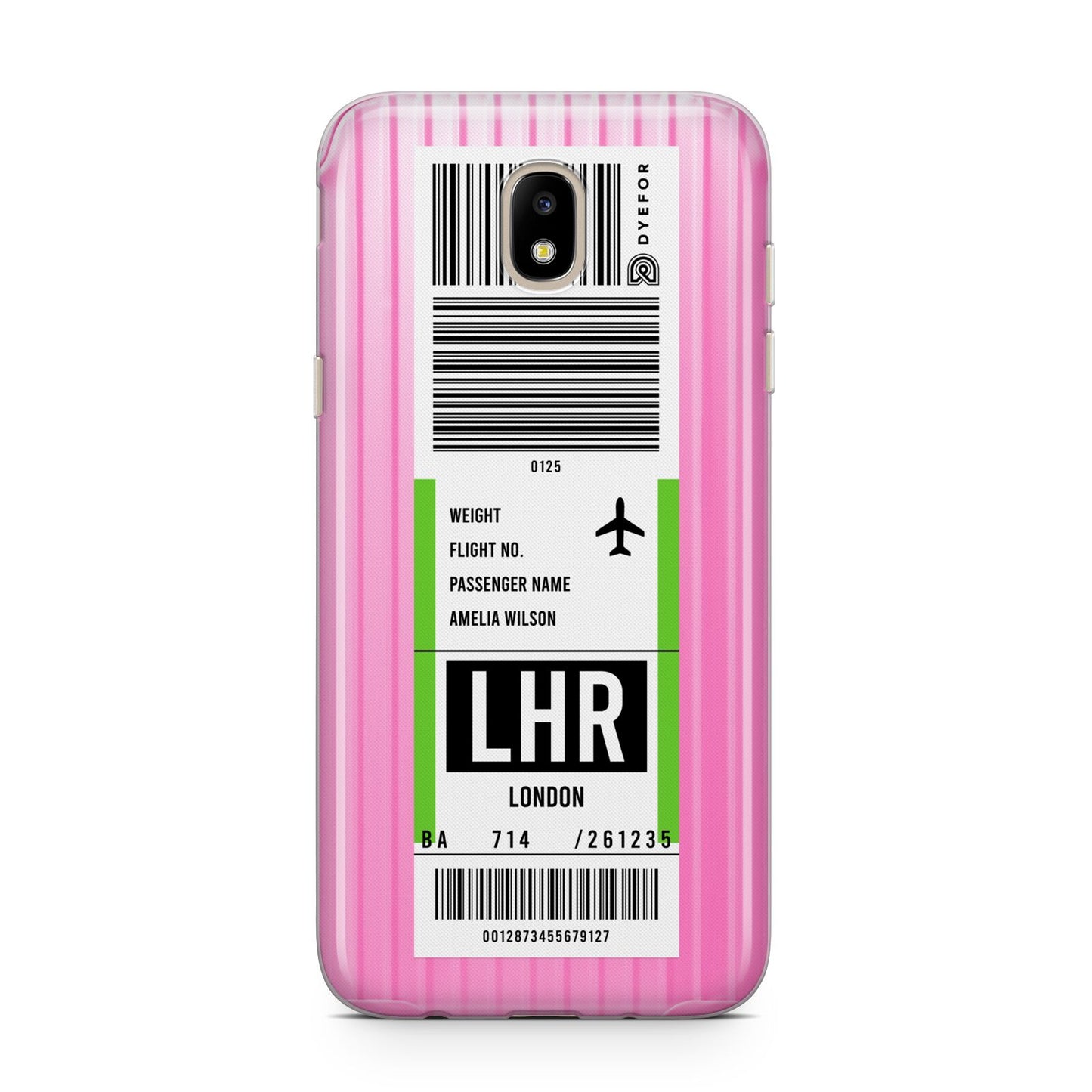 Customised Luggage Tag Samsung J5 2017 Case