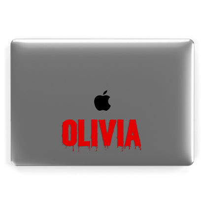 Customised Name Blood Apple MacBook Case