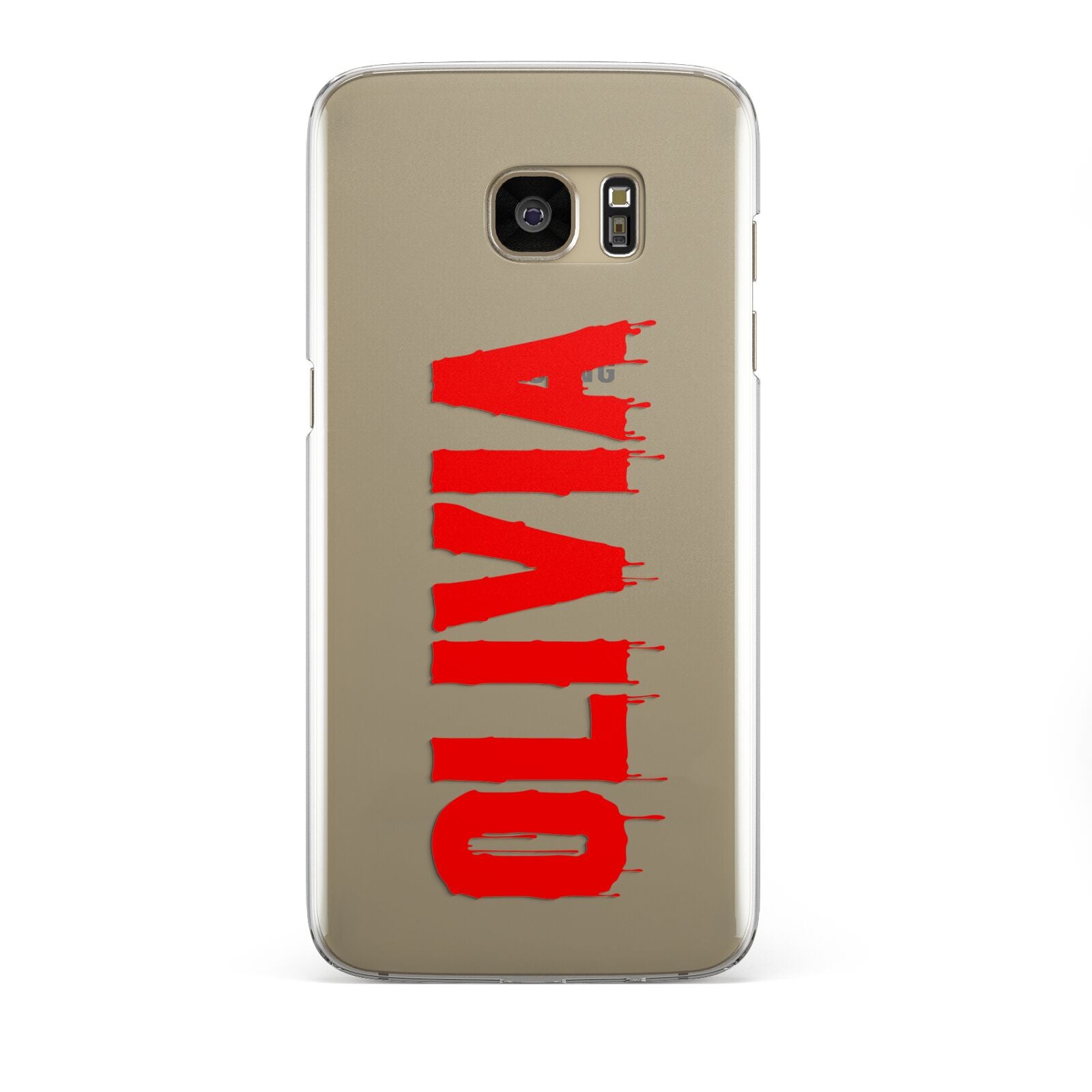 Customised Name Blood Samsung Galaxy S7 Edge Case