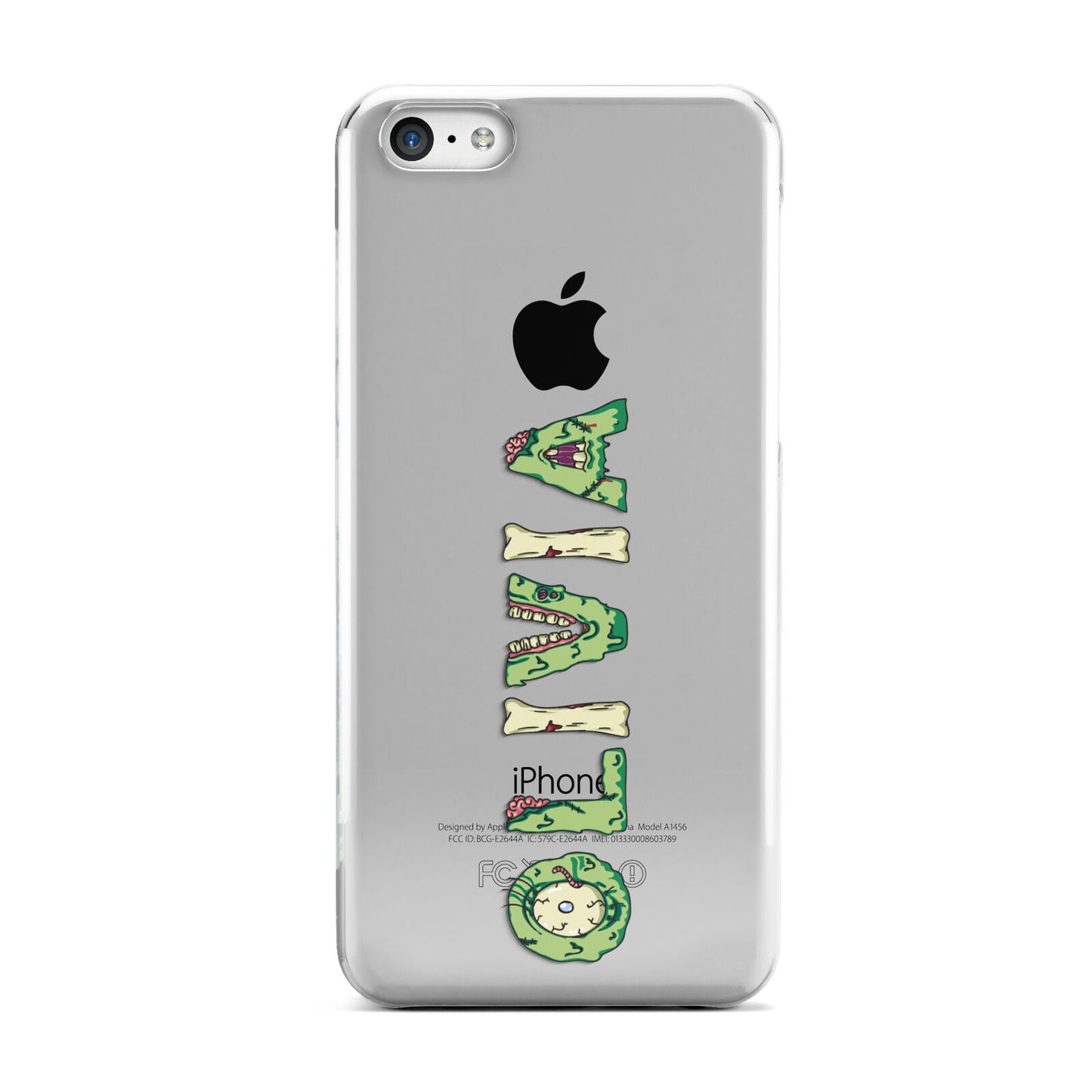 Customised Name Zombie Apple iPhone 5c Case