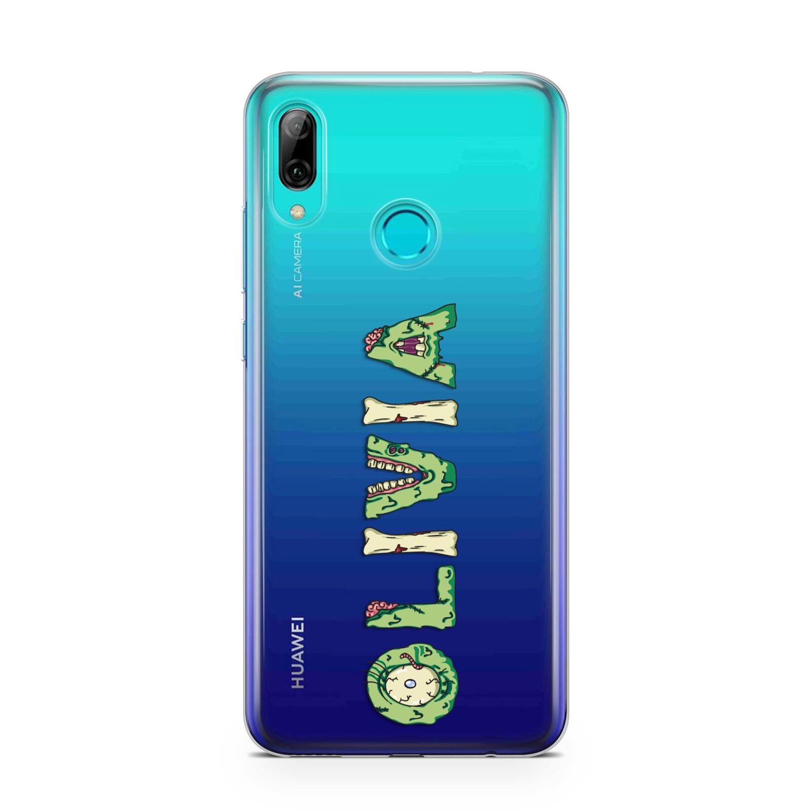 Customised Name Zombie Huawei P Smart 2019 Case