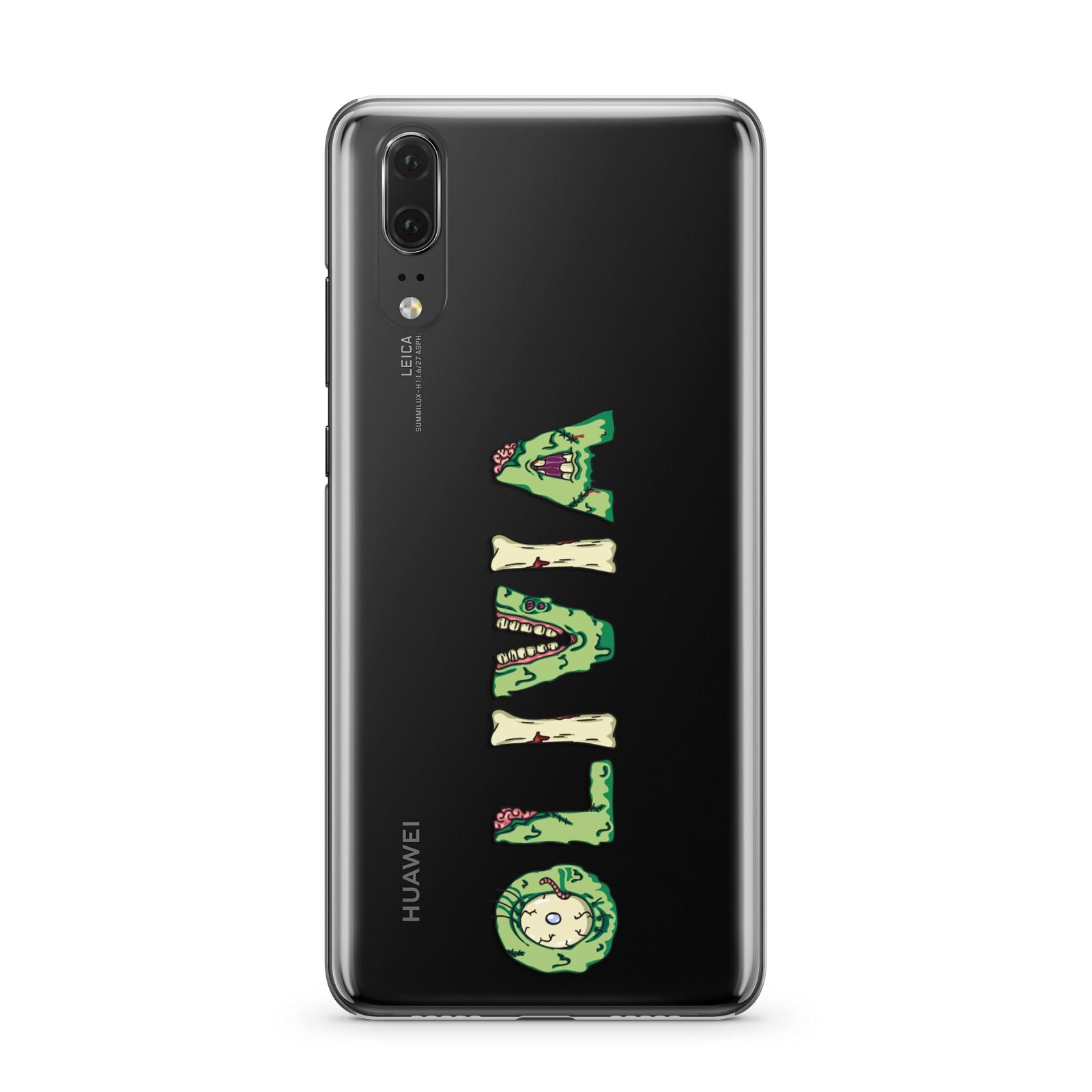 Customised Name Zombie Huawei P20 Phone Case