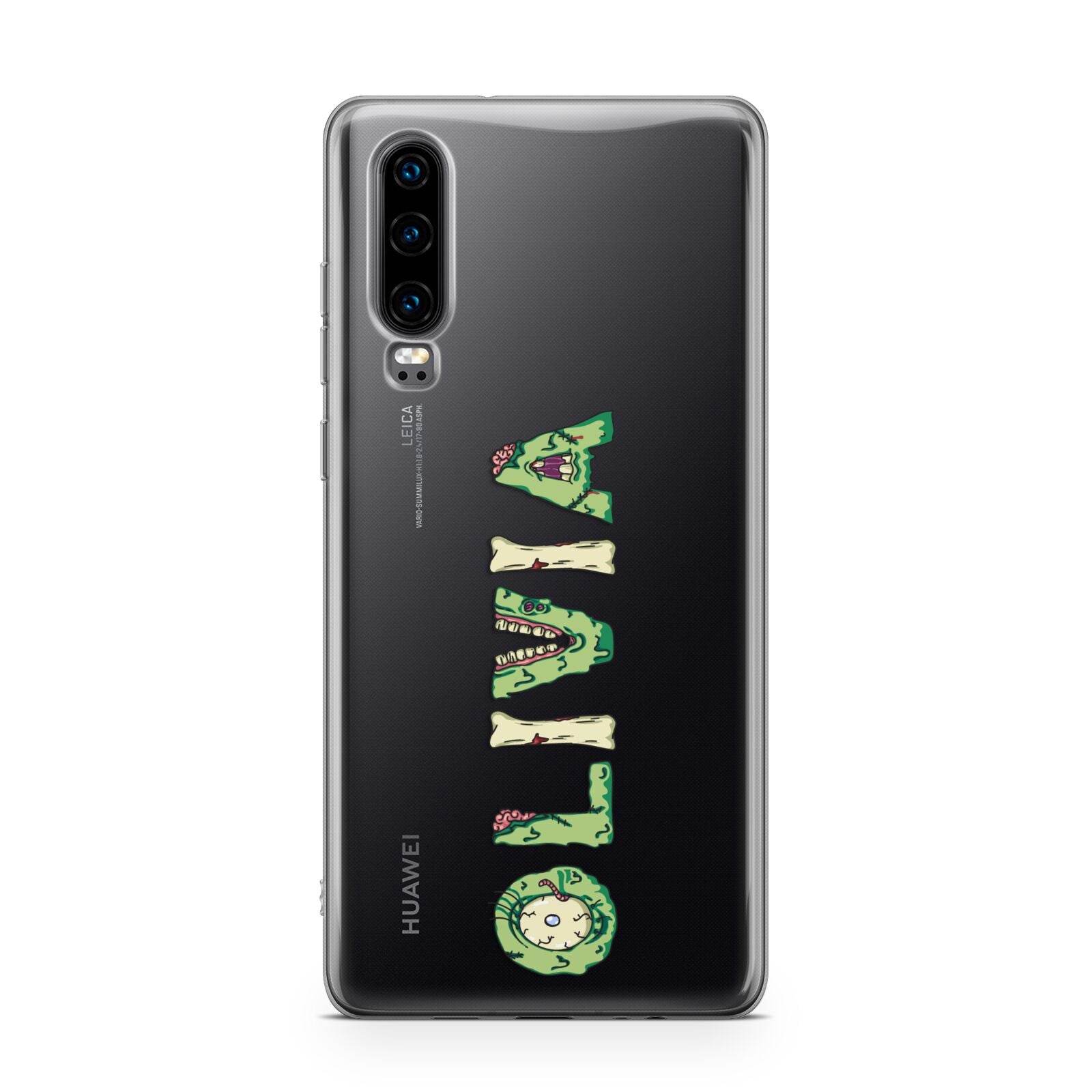 Customised Name Zombie Huawei P30 Phone Case