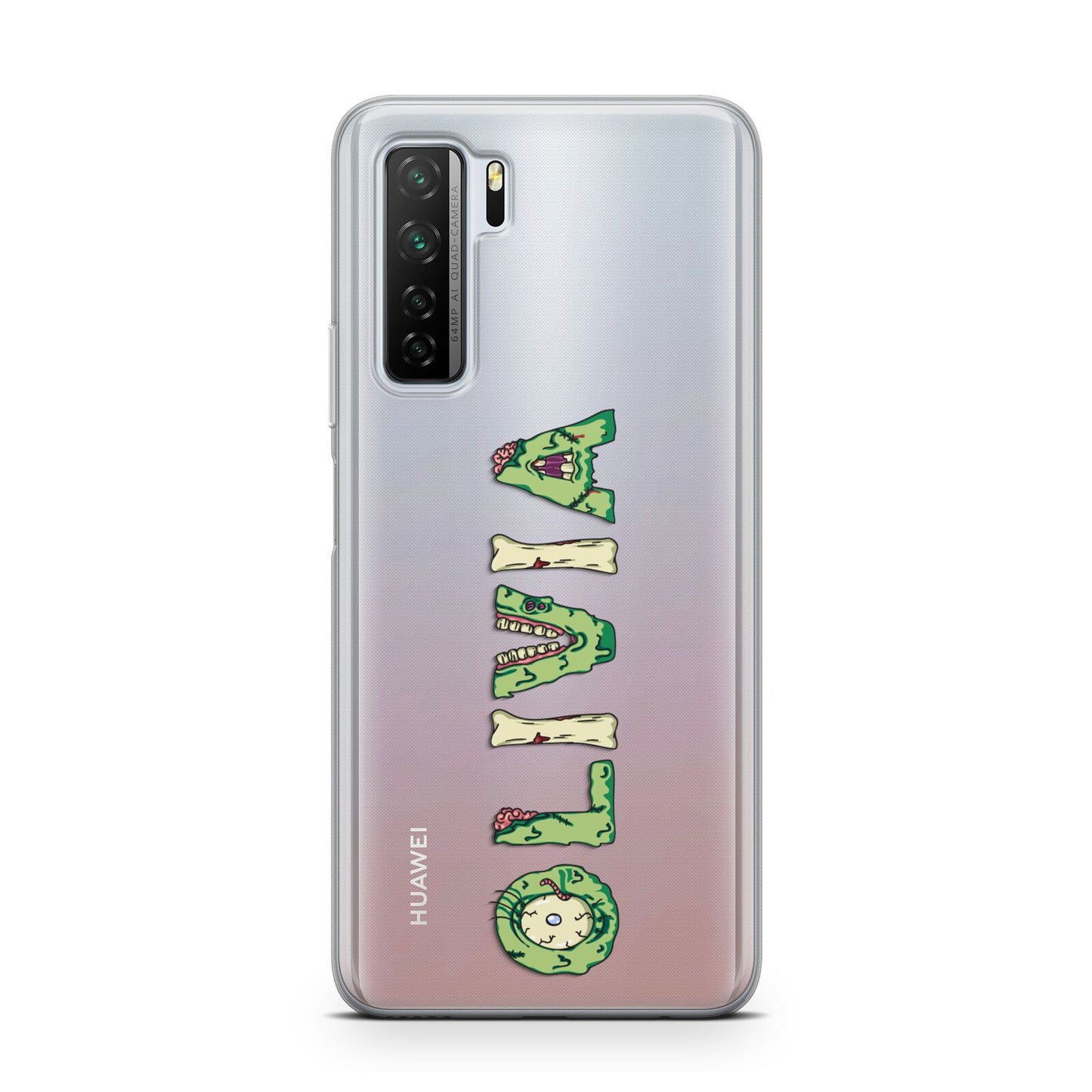 Customised Name Zombie Huawei P40 Lite 5G Phone Case