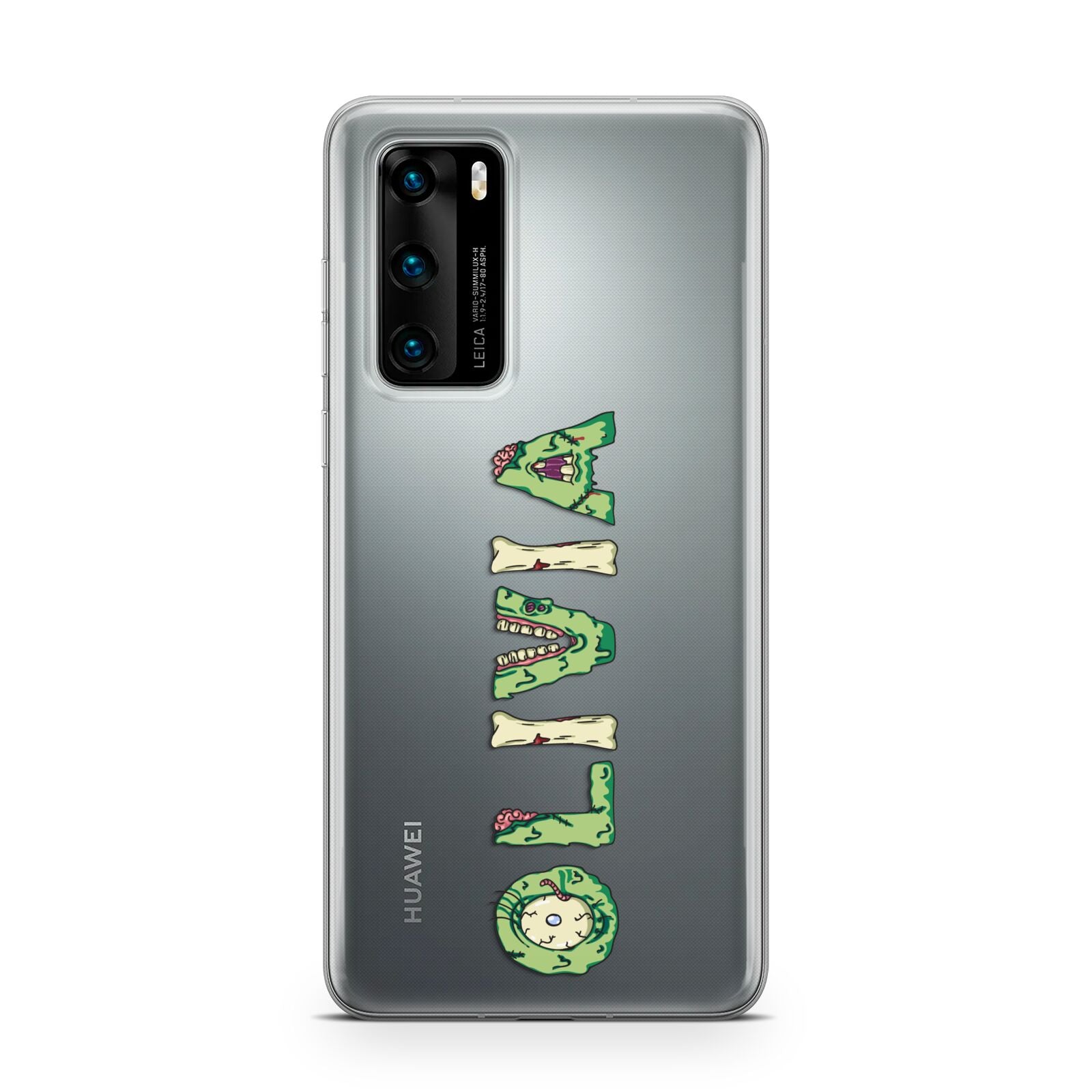 Customised Name Zombie Huawei P40 Phone Case