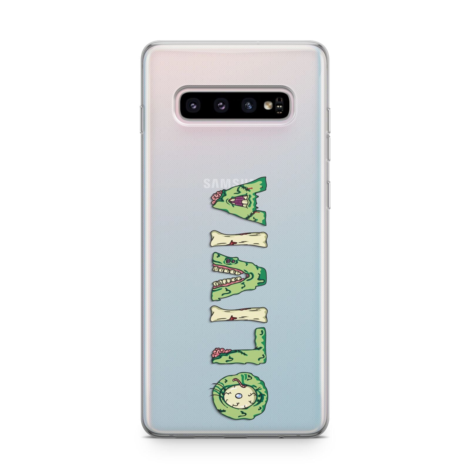 Customised Name Zombie Samsung Galaxy S10 Plus Case