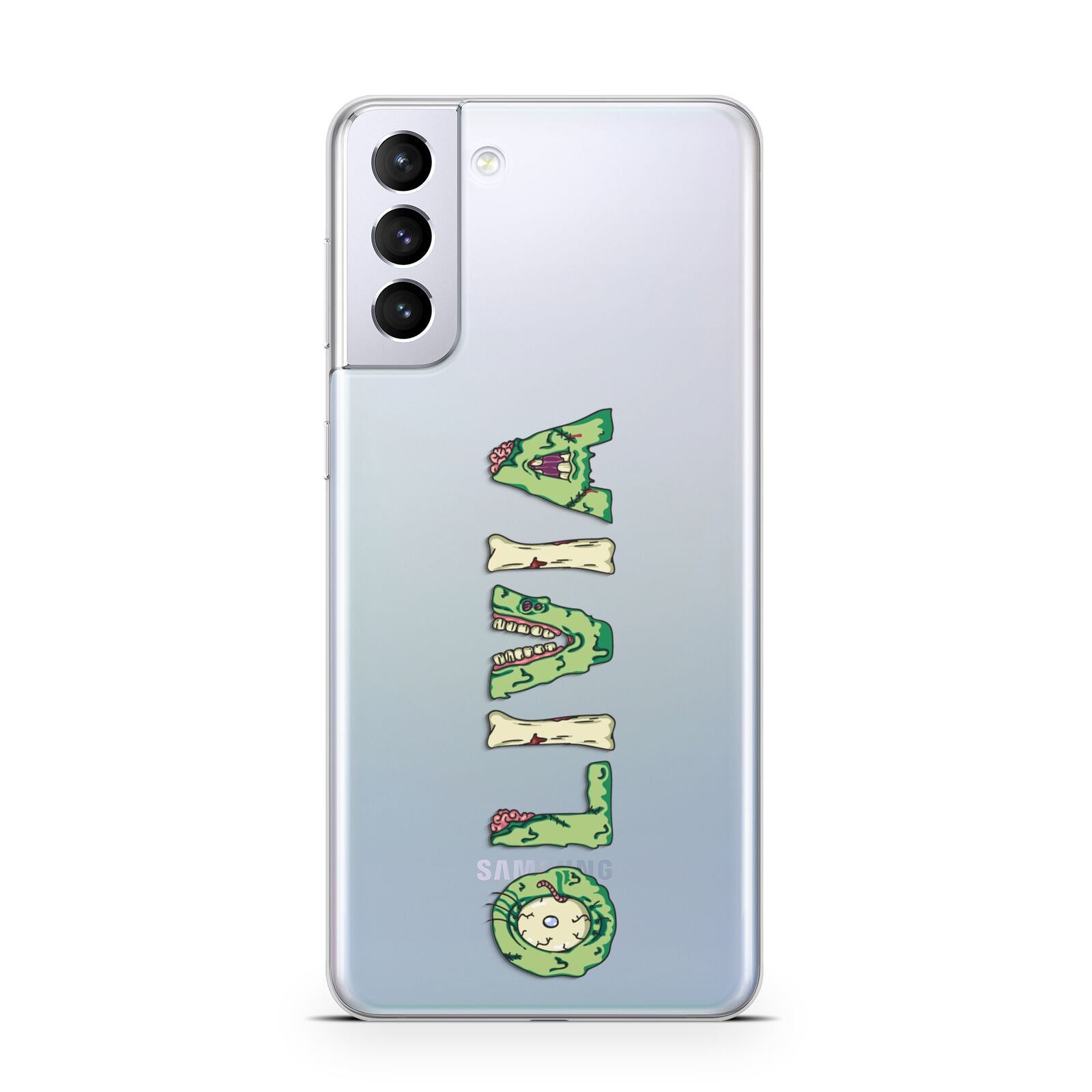 Customised Name Zombie Samsung S21 Plus Case