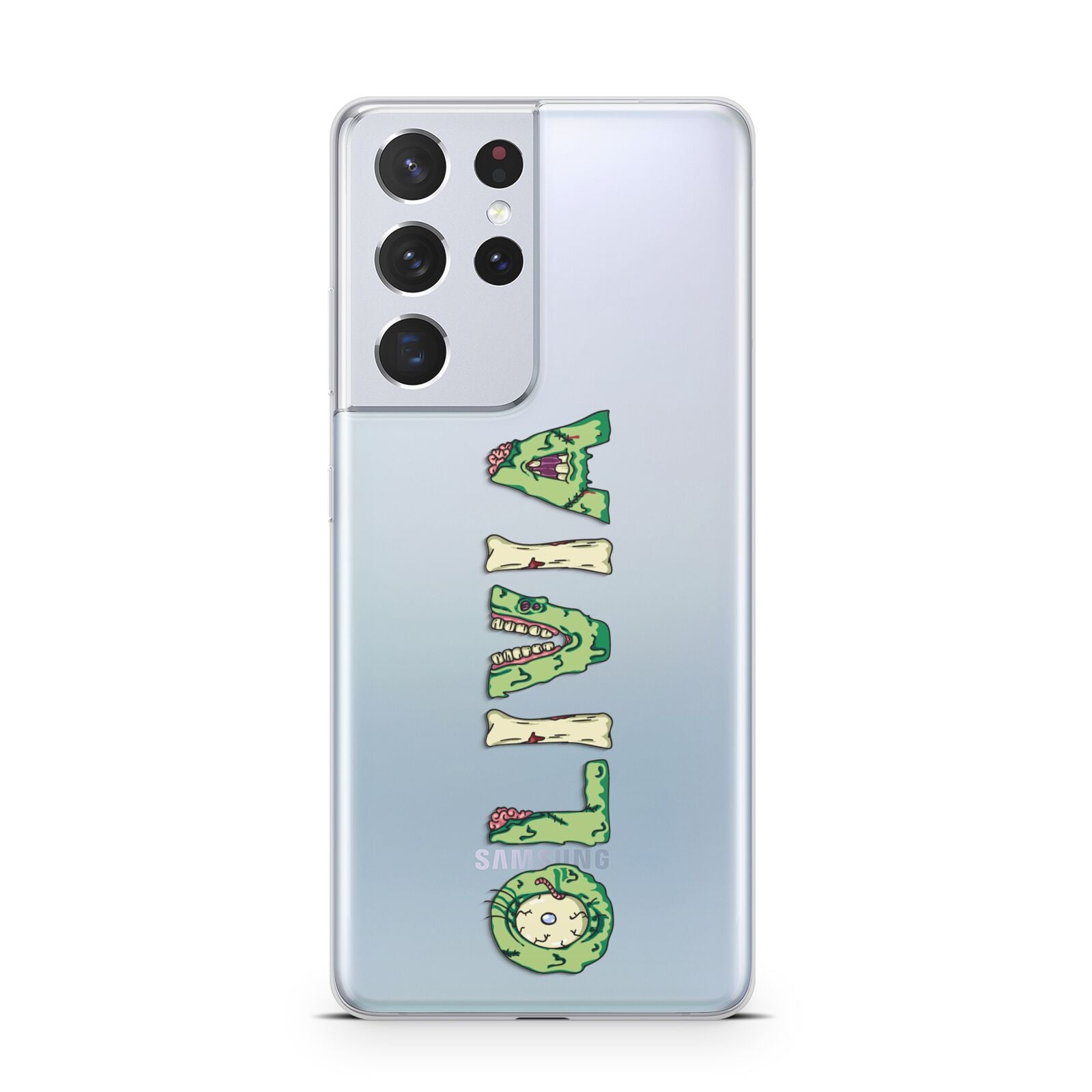 Customised Name Zombie Samsung S21 Ultra Case