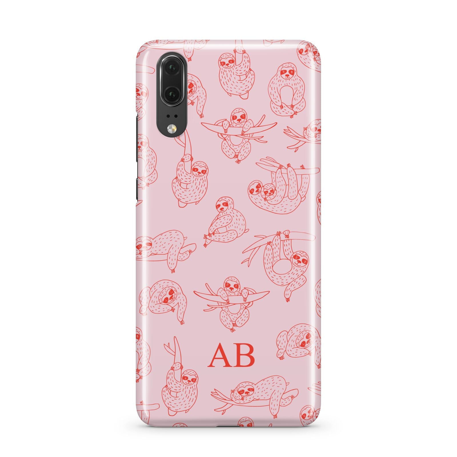 Customised Sloth Huawei P20 Phone Case