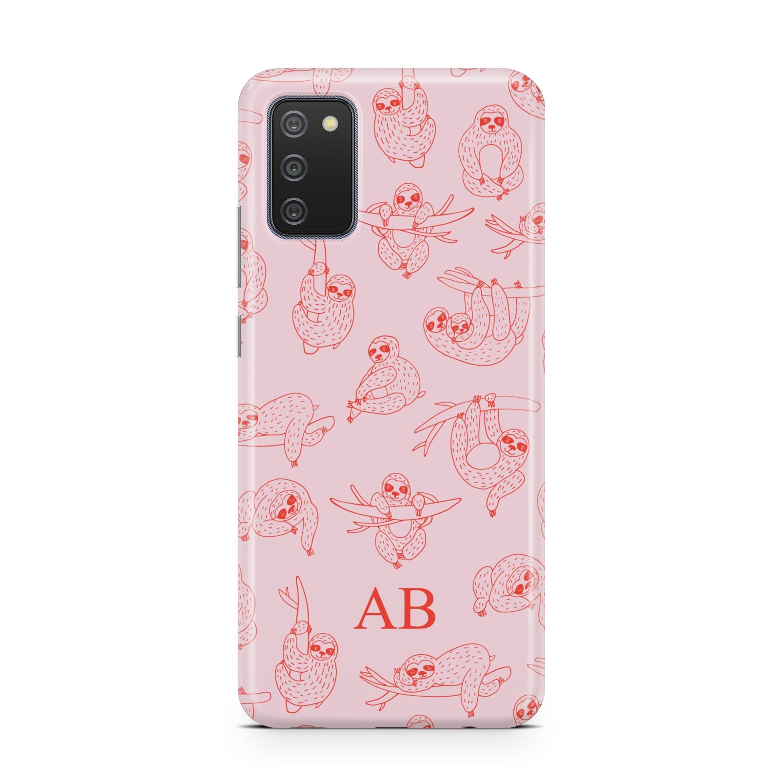 Customised Sloth Samsung A02s Case