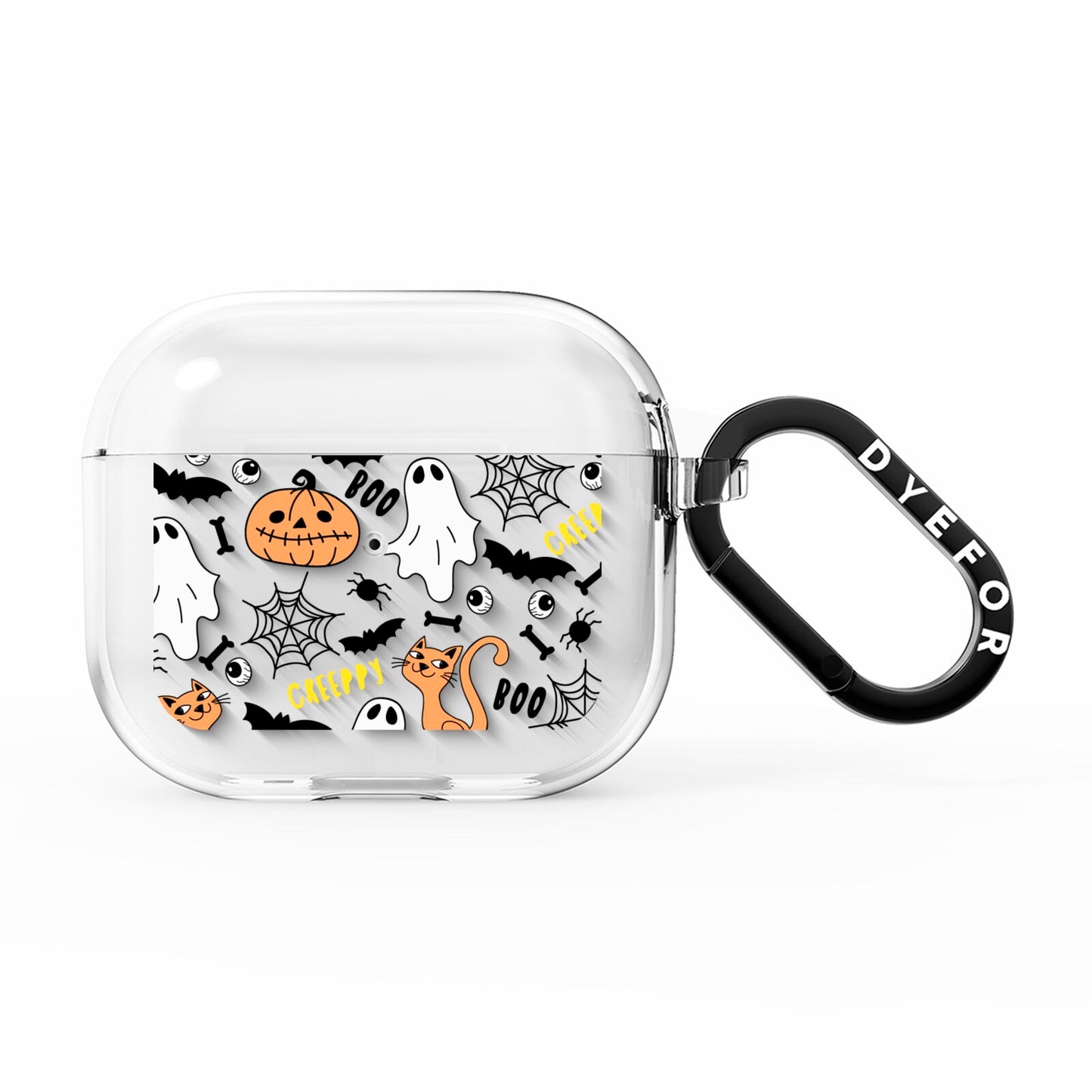 Cute Colourful Halloween AirPods Clear Case 3rd Gen