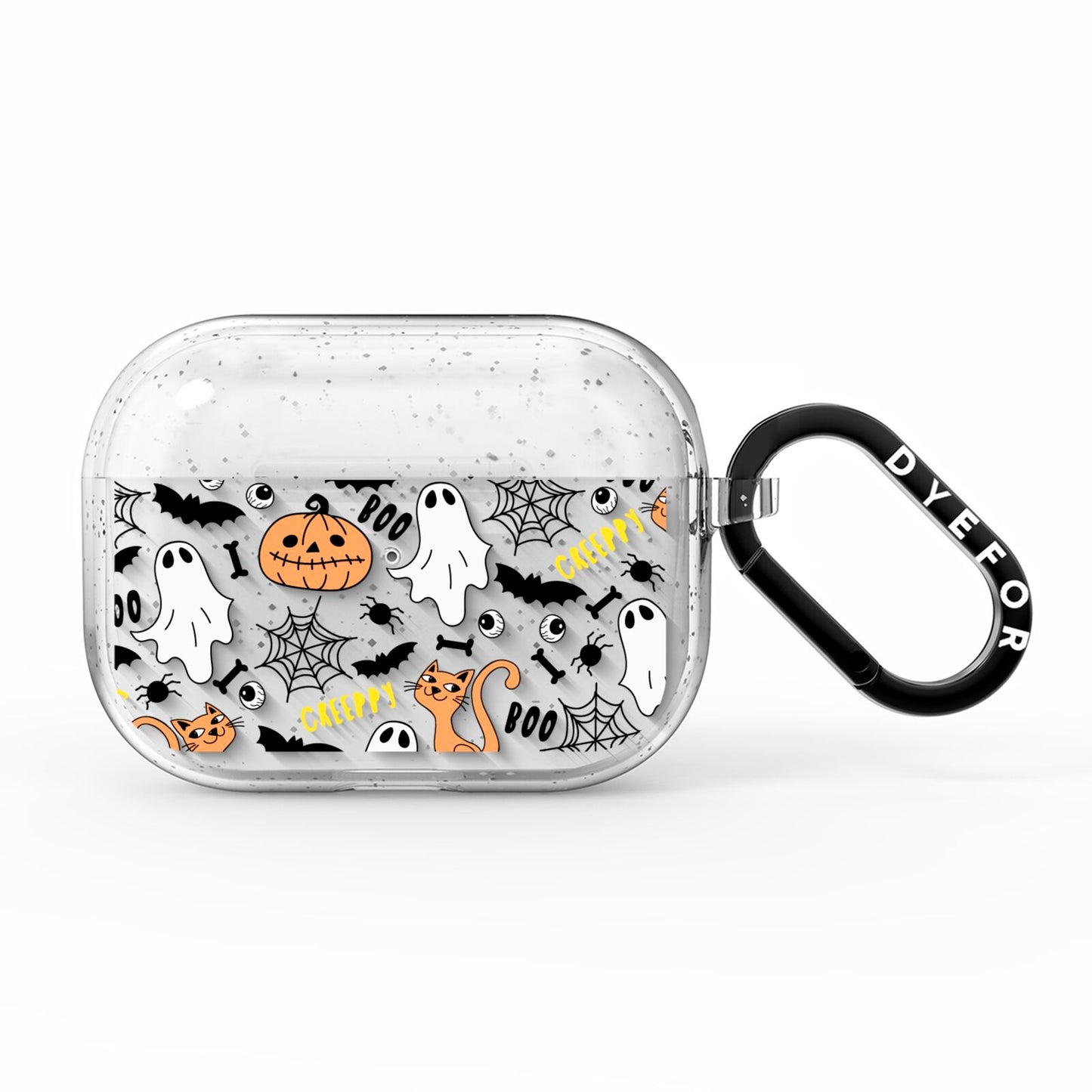 Cute Colourful Halloween AirPods Pro Glitter Case