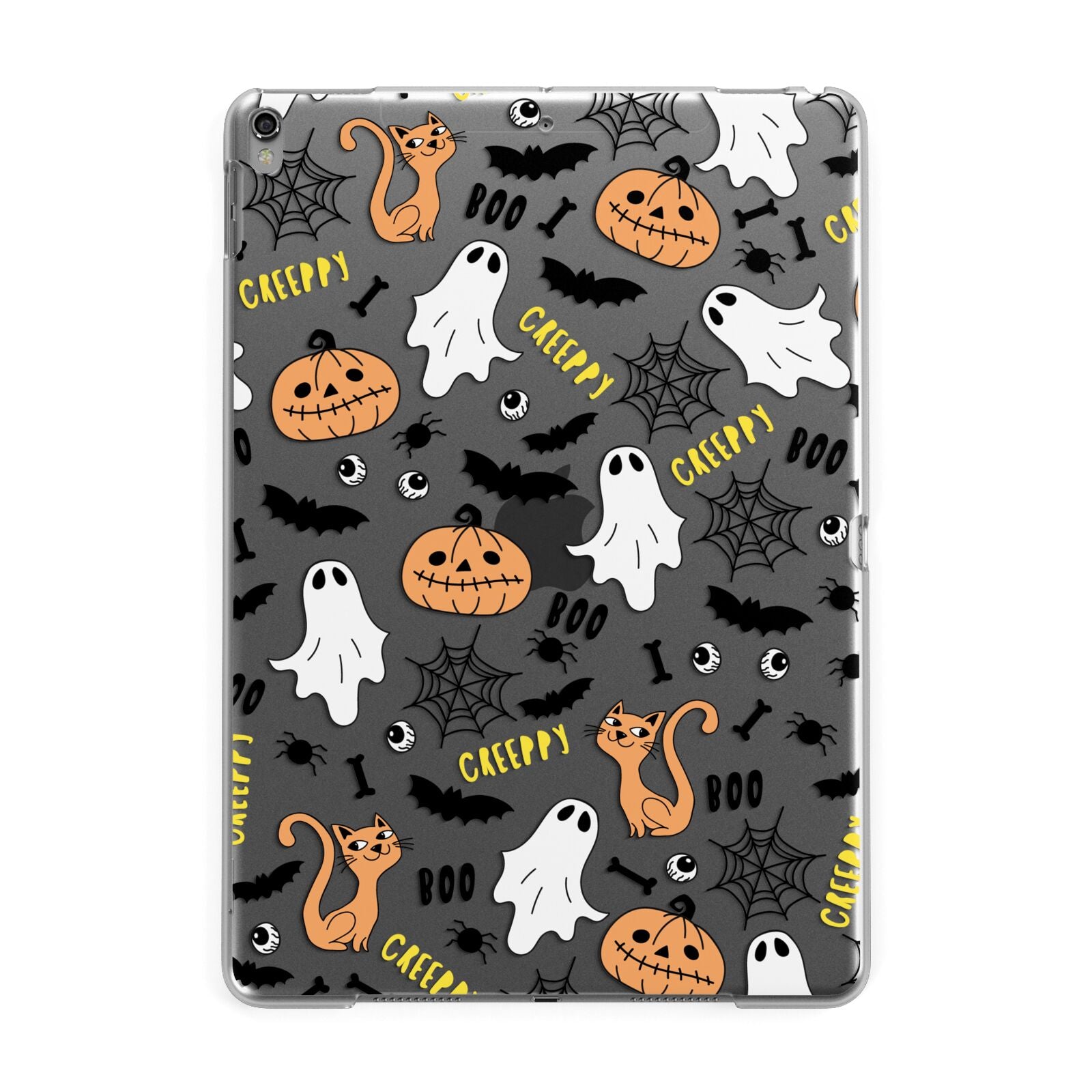 Cute Colourful Halloween Apple iPad Grey Case