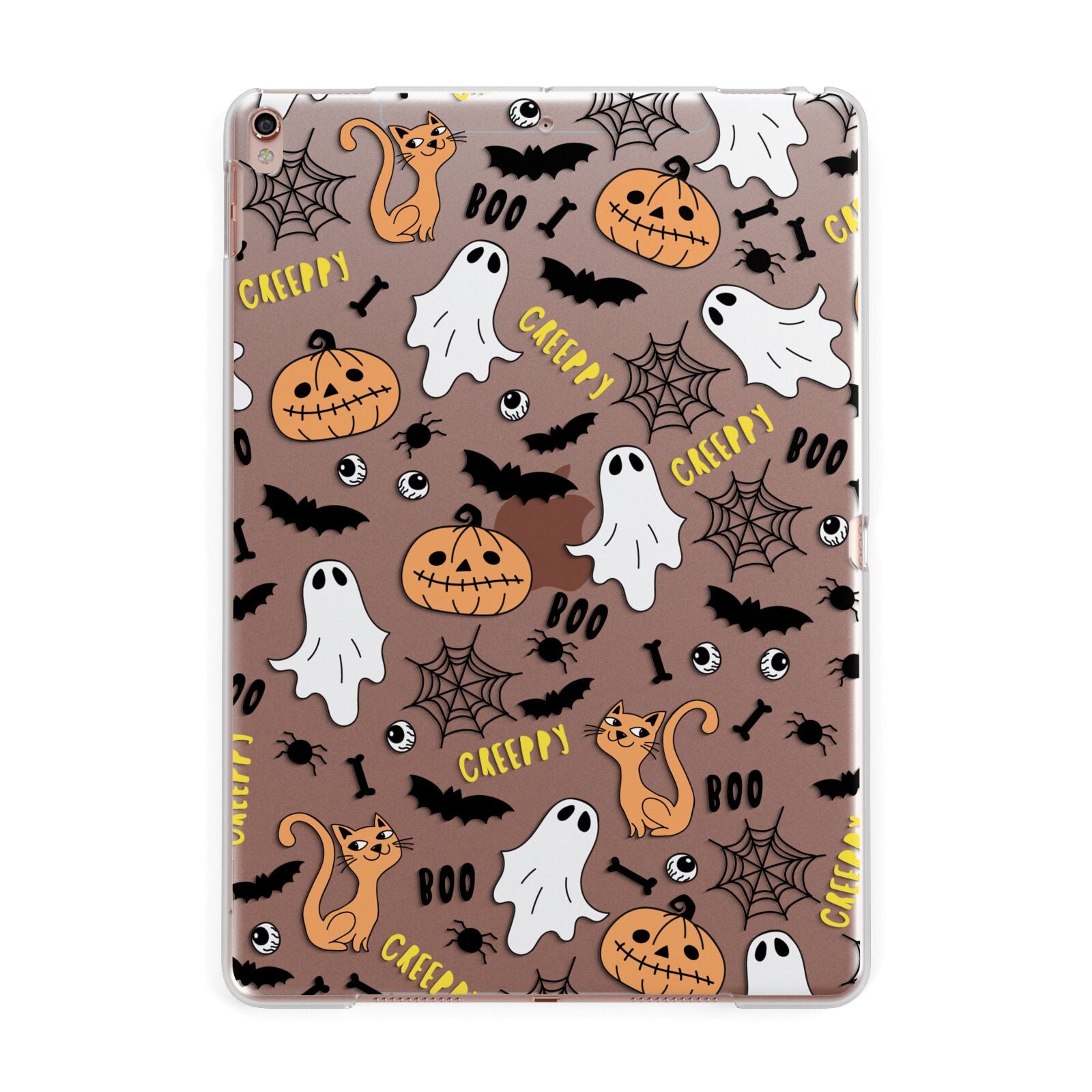 Cute Colourful Halloween Apple iPad Rose Gold Case