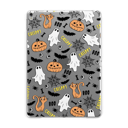 Cute Colourful Halloween Apple iPad Silver Case