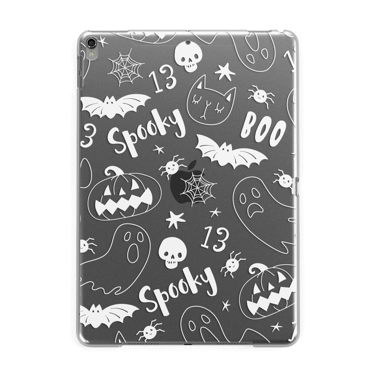 Cute Grey Halloween Apple iPad Grey Case