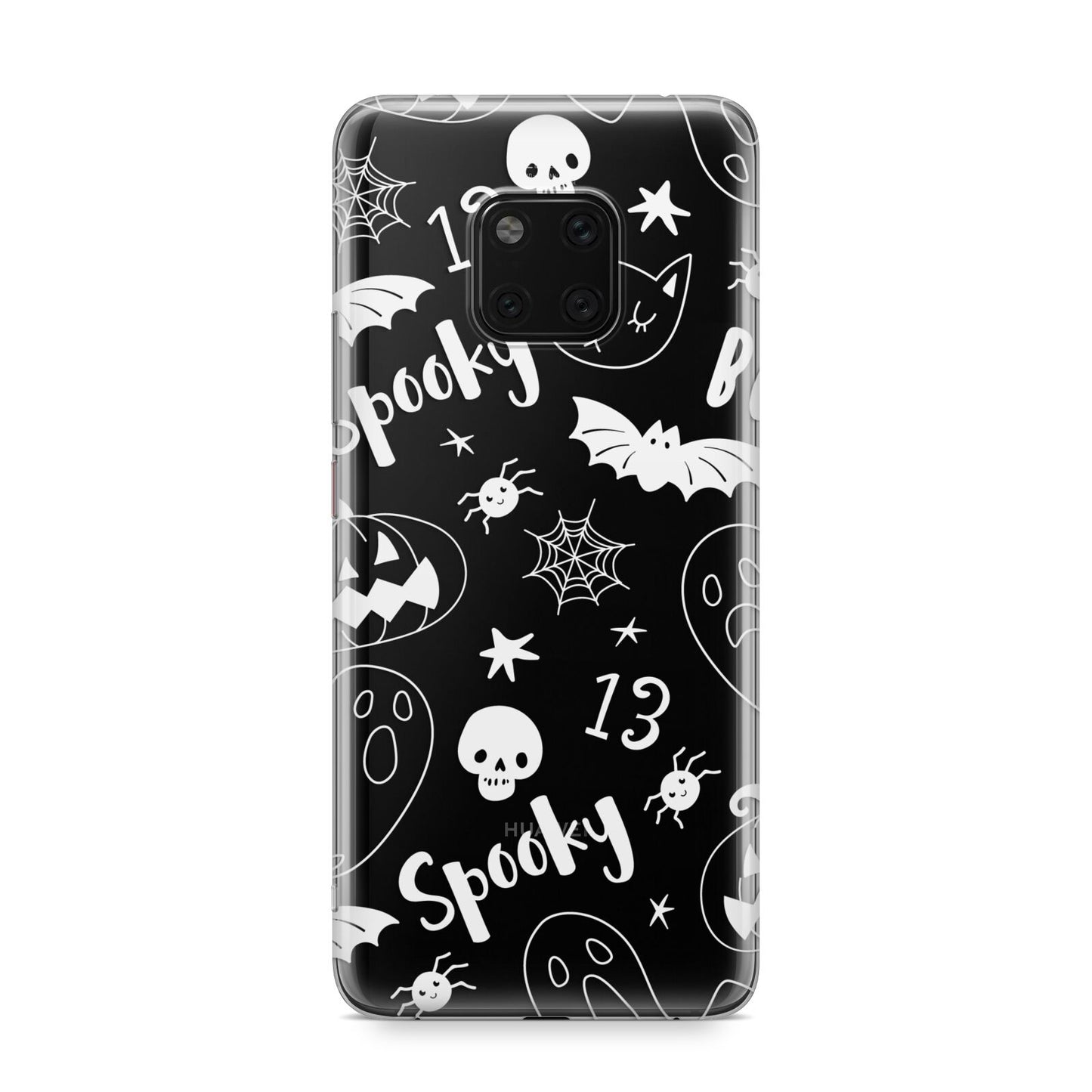 Cute Grey Halloween Huawei Mate 20 Pro Phone Case