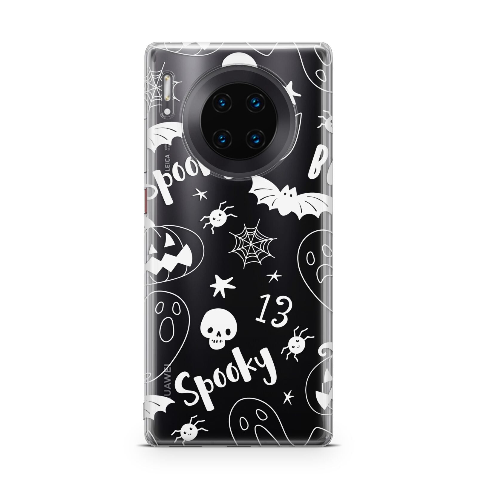 Cute Grey Halloween Huawei Mate 30 Pro Phone Case