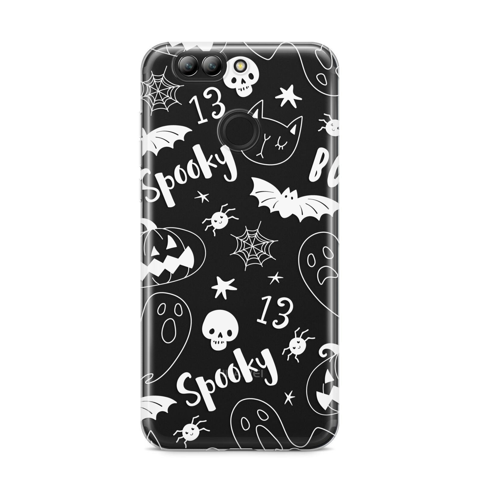 Cute Grey Halloween Huawei Nova 2s Phone Case