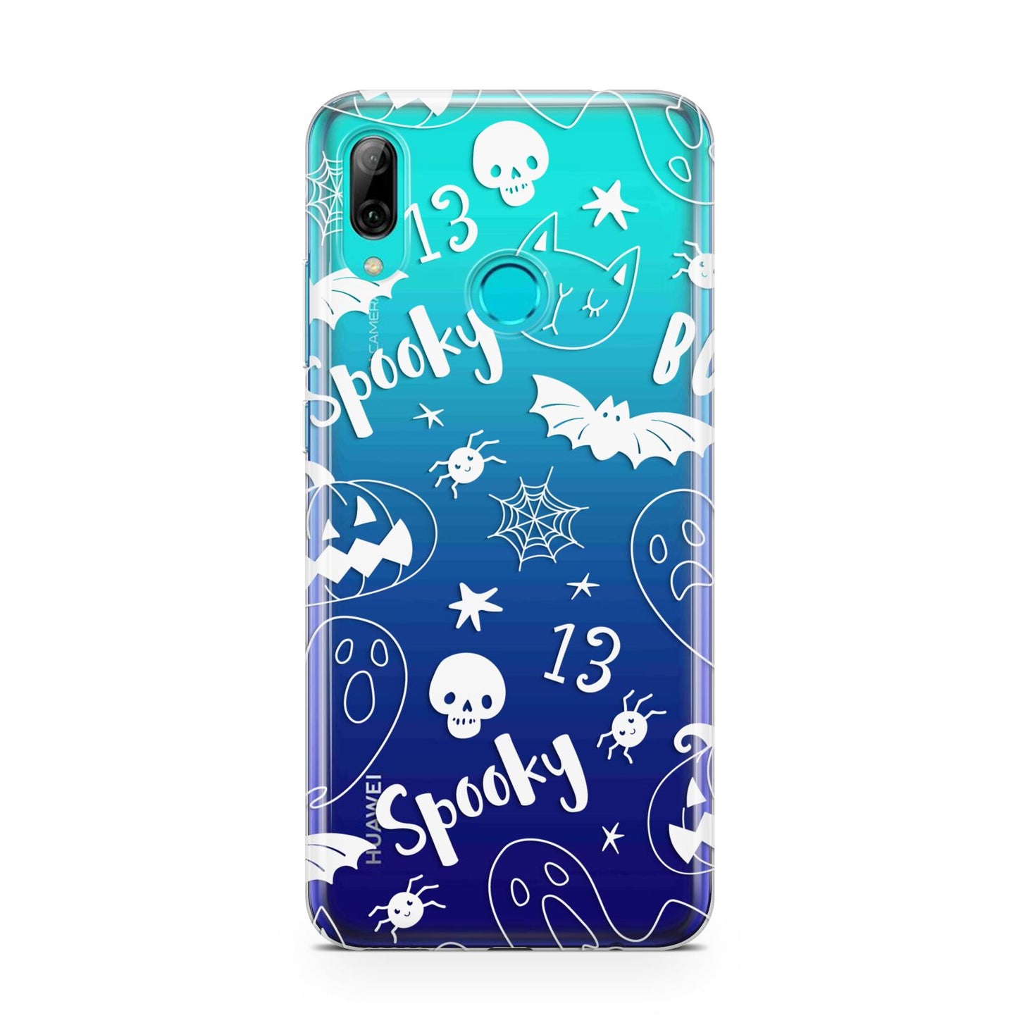 Cute Grey Halloween Huawei P Smart 2019 Case