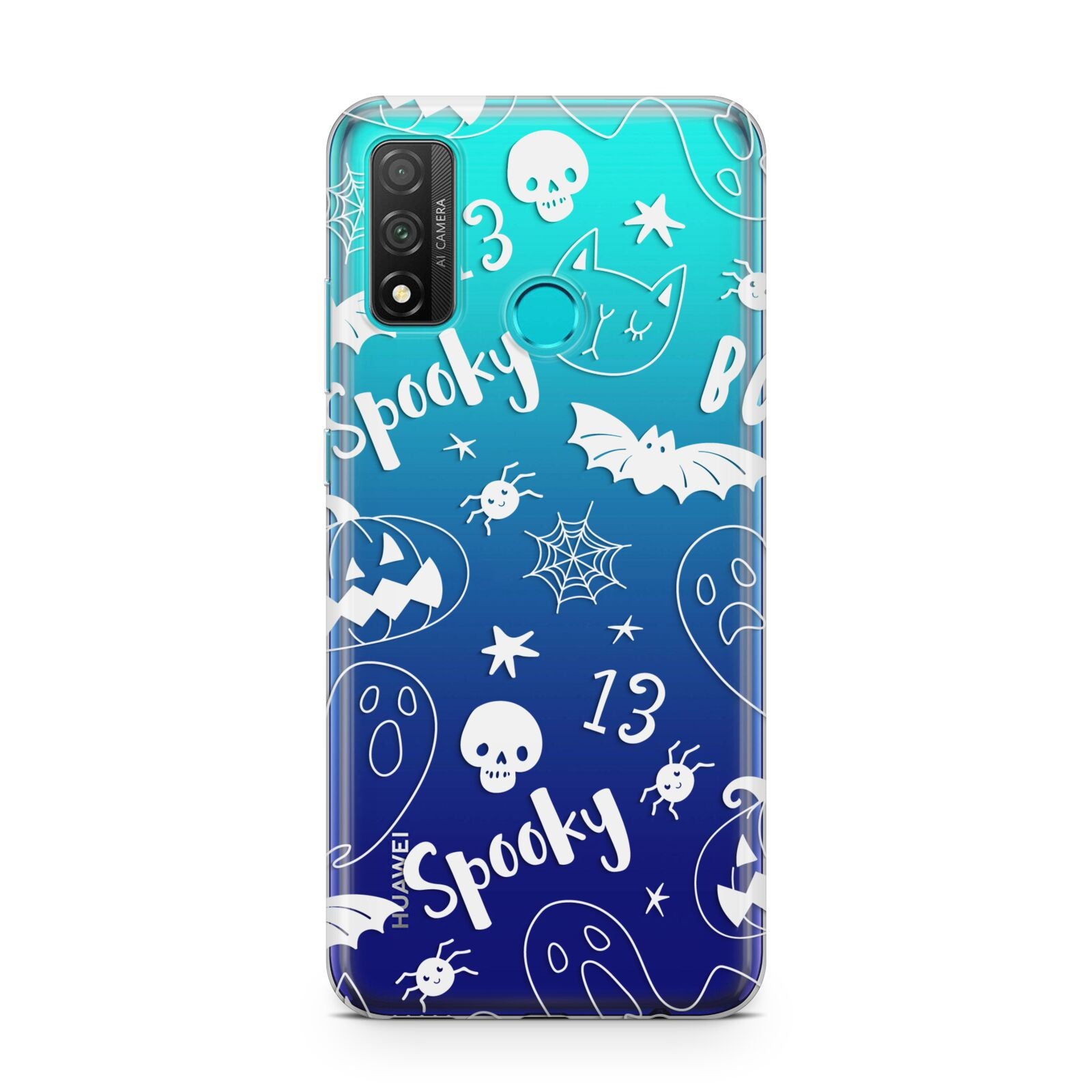 Cute Grey Halloween Huawei P Smart 2020