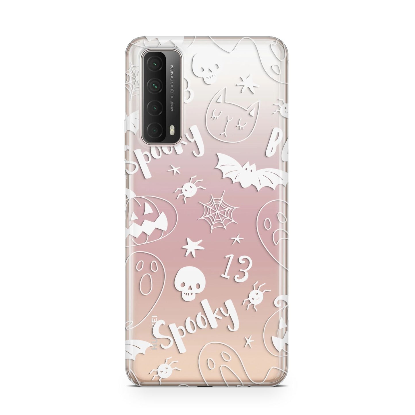 Cute Grey Halloween Huawei P Smart 2021