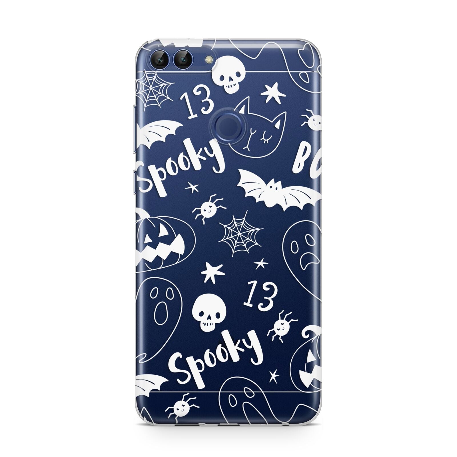 Cute Grey Halloween Huawei P Smart Case