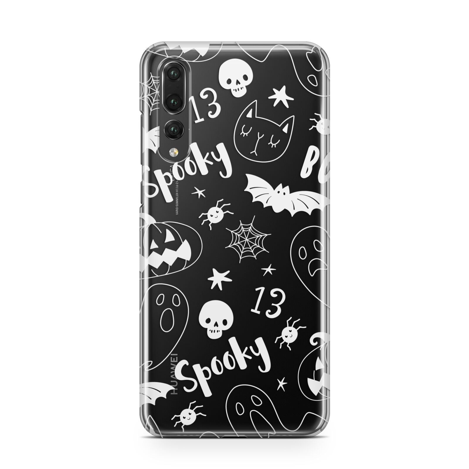 Cute Grey Halloween Huawei P20 Pro Phone Case