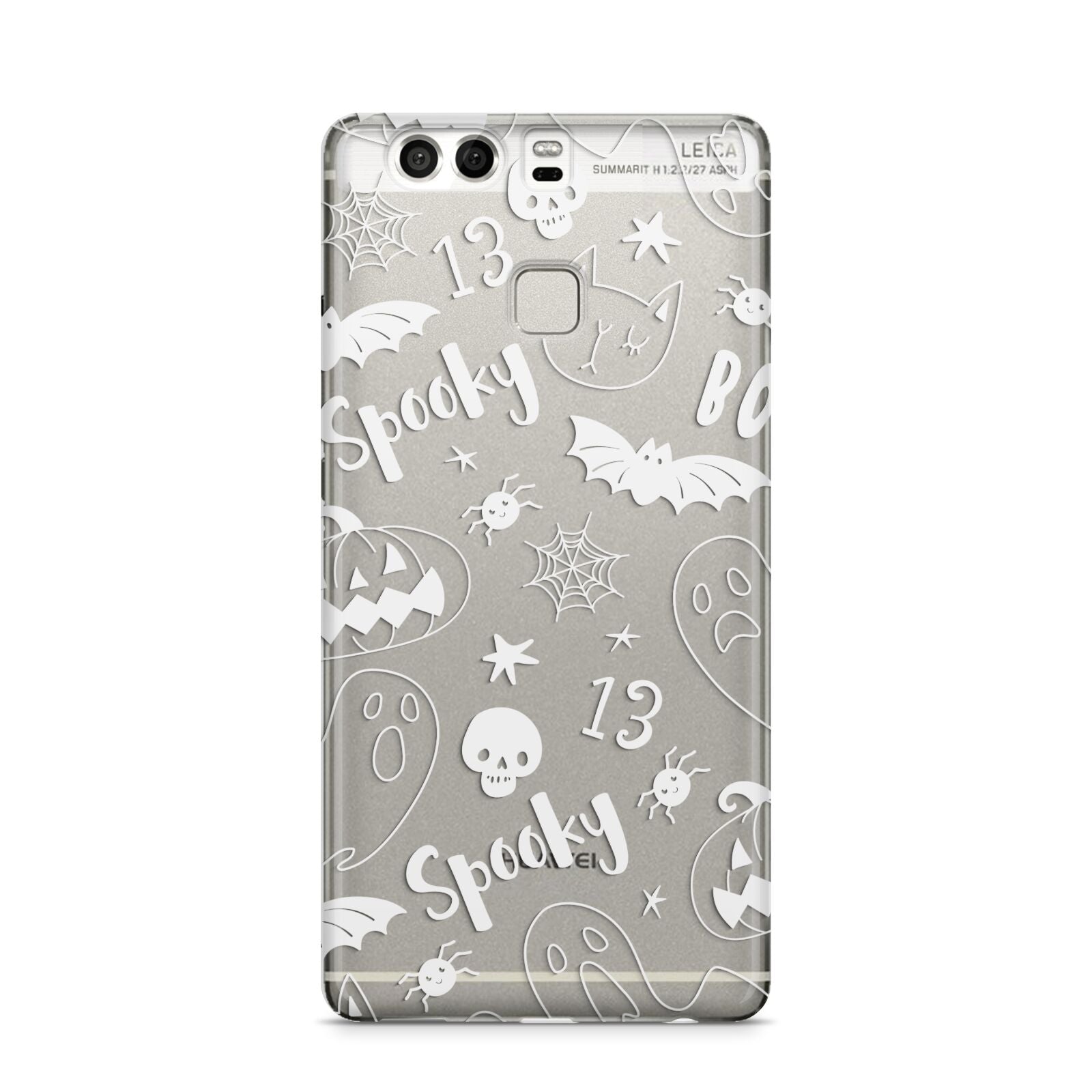 Cute Grey Halloween Huawei P9 Case