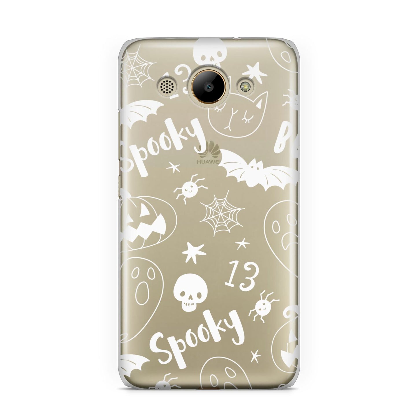 Cute Grey Halloween Huawei Y3 2017