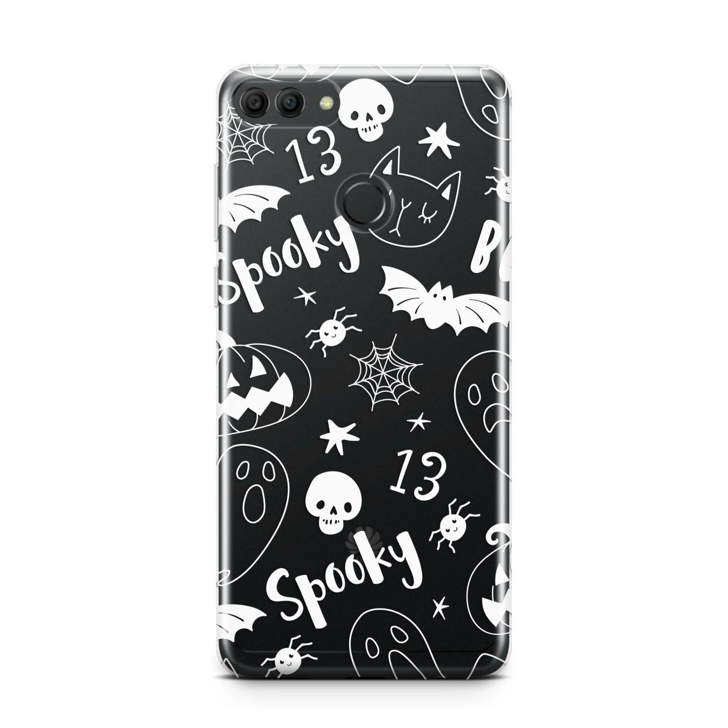 Cute Grey Halloween Huawei Y9 2018