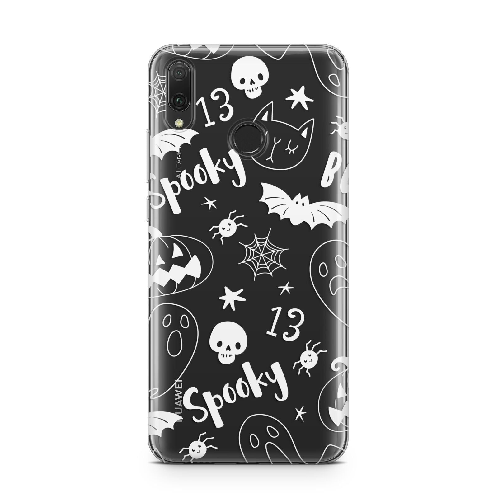 Cute Grey Halloween Huawei Y9 2019