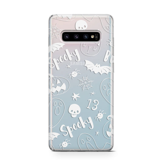 Cute Grey Halloween Protective Samsung Galaxy Case