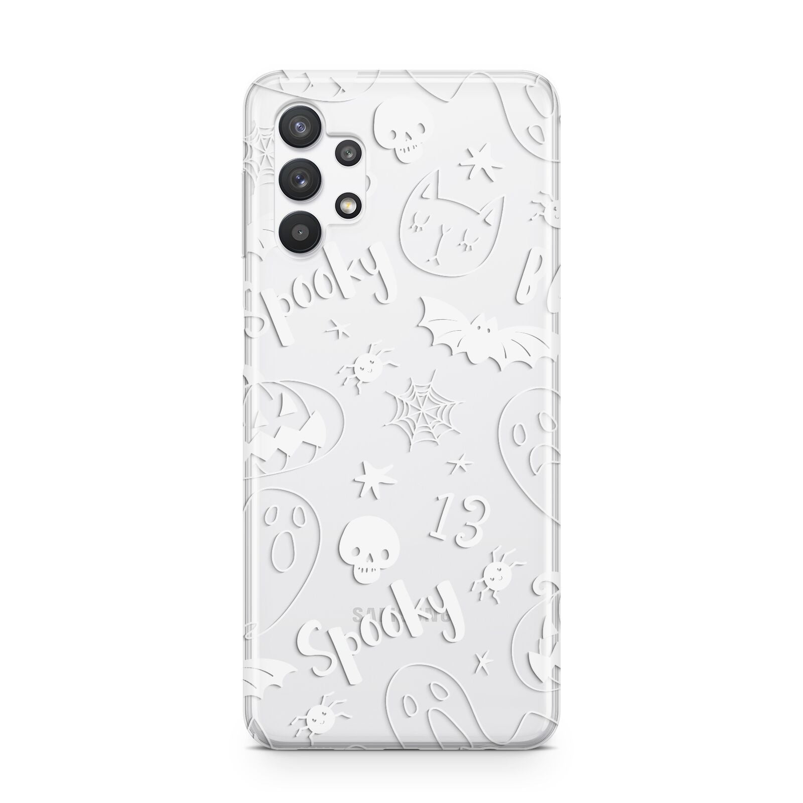 Cute Grey Halloween Samsung A32 5G Case