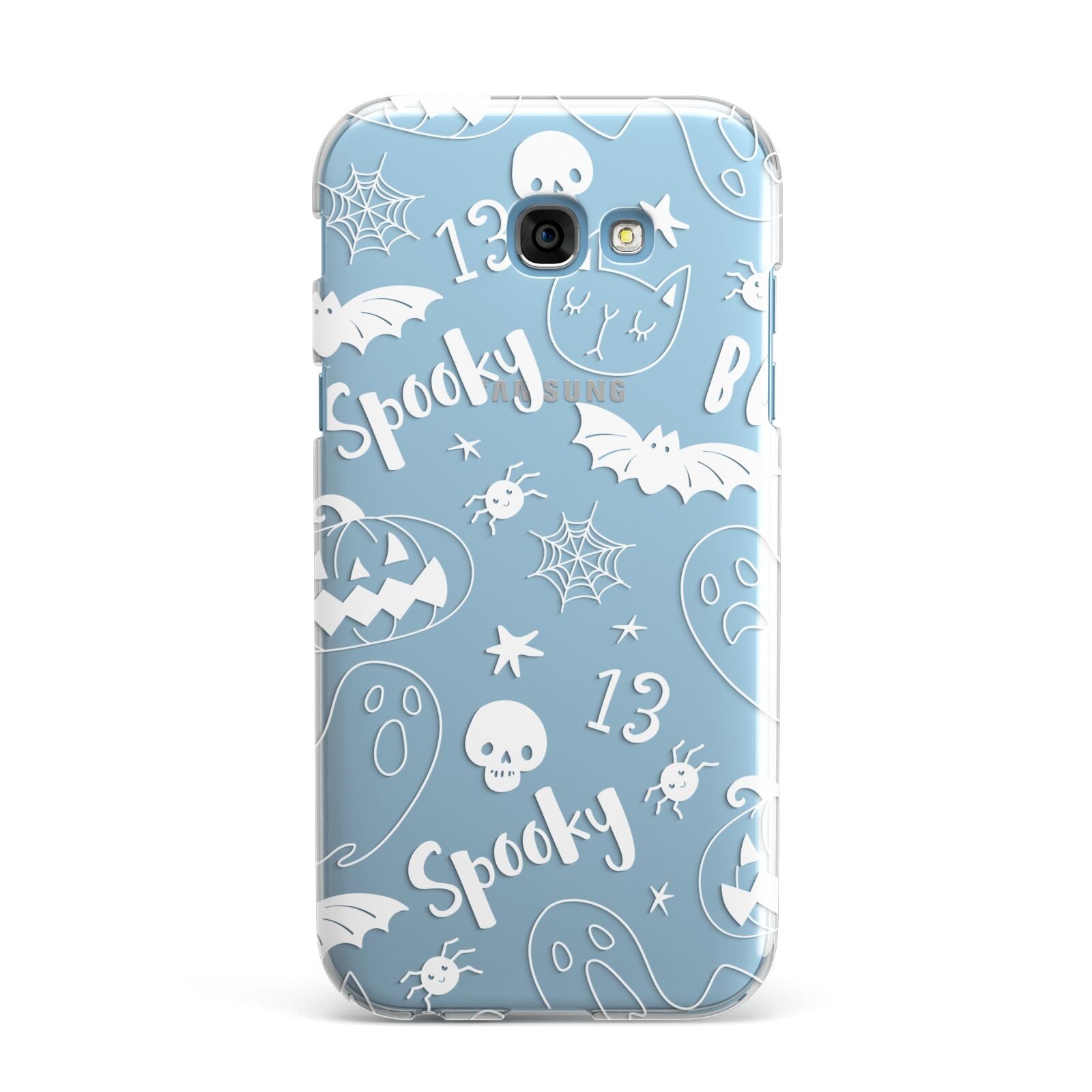 Cute Grey Halloween Samsung Galaxy A7 2017 Case