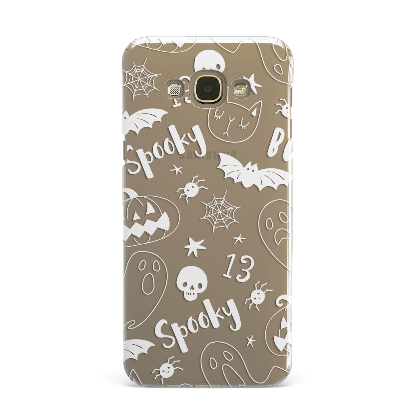 Cute Grey Halloween Samsung Galaxy A8 Case